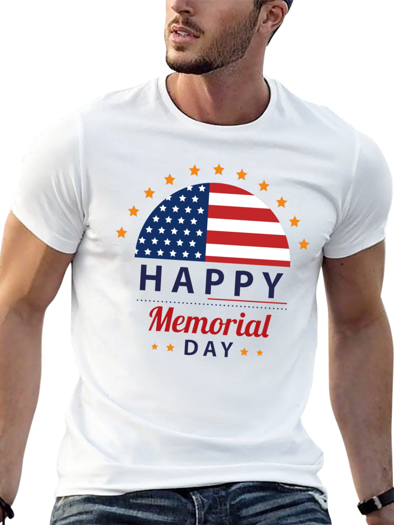 Memorial Day T-Shirt - Patriotic USA Design