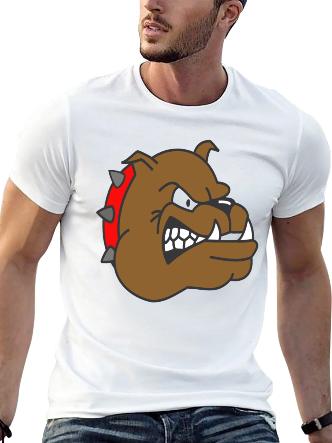 Bulldog Graphic Tee - Fierce Style