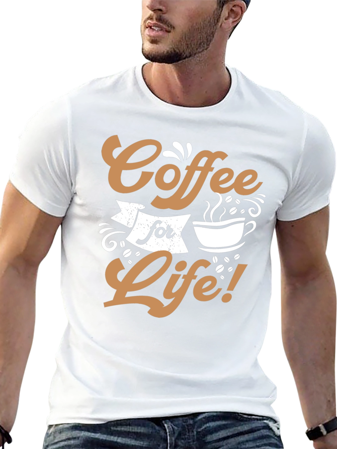 Coffee for Life Graphic Tee - Black
