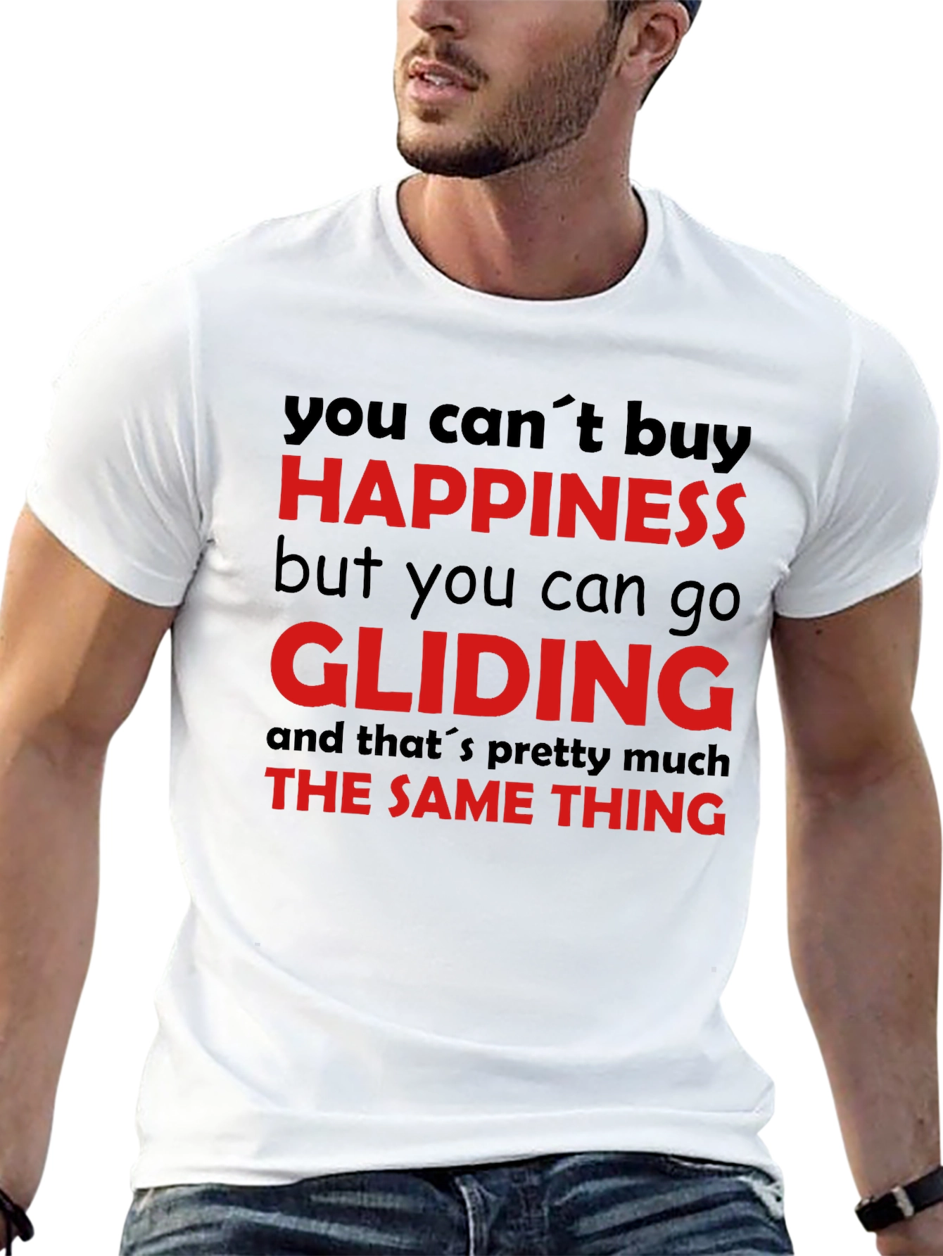 Happiness Gliding T-Shirt - Unique Design