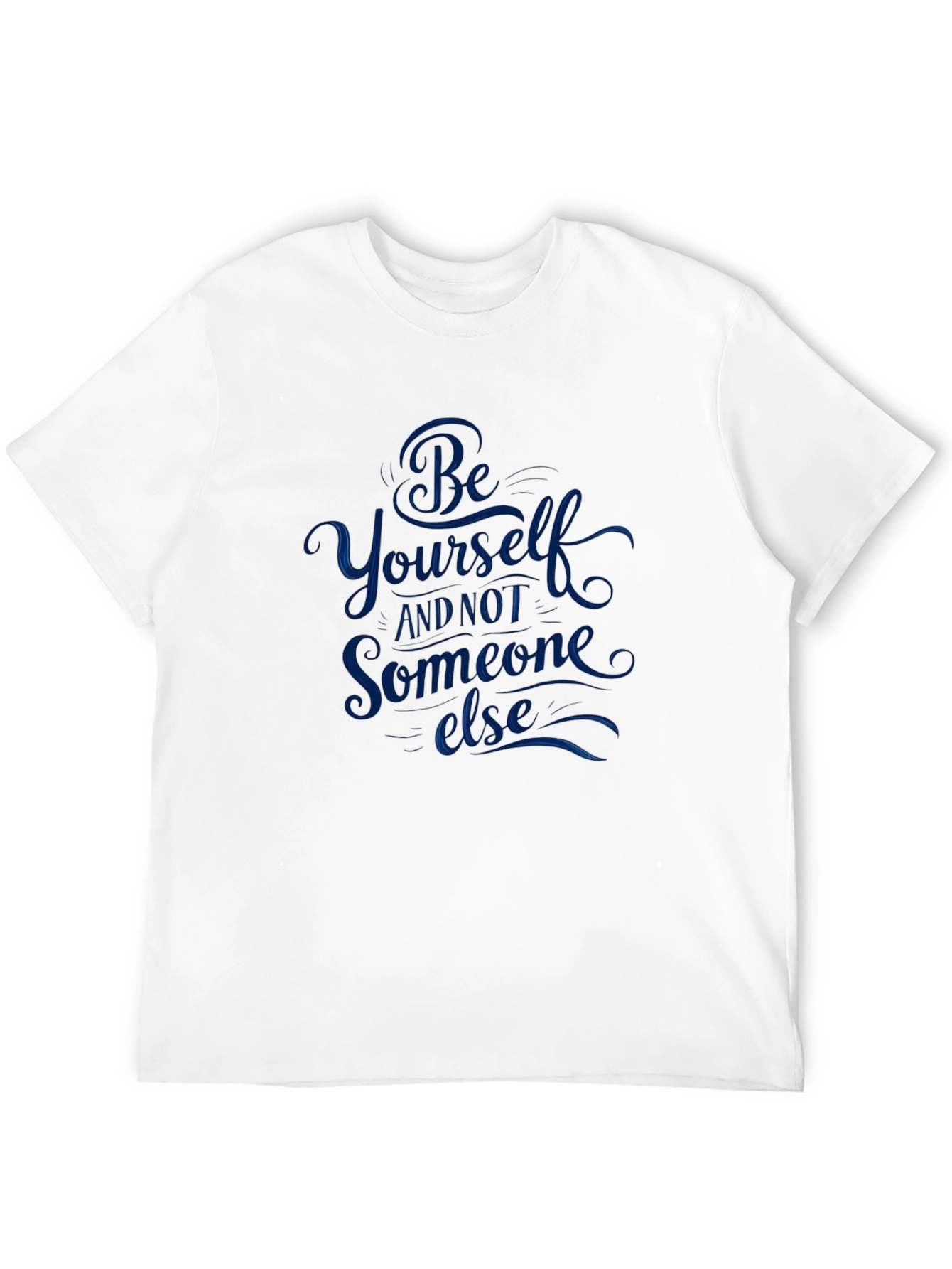 Be Yourself Black Graphic Tee