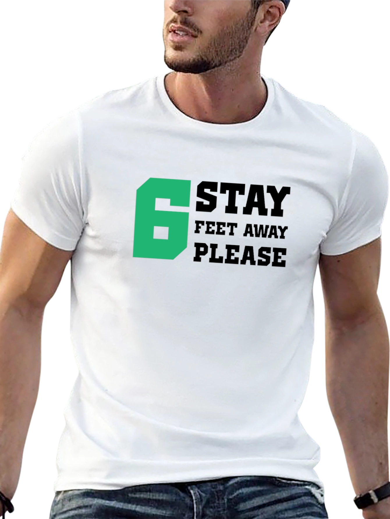 Social Distance T-Shirt - Stay 6 Feet Away