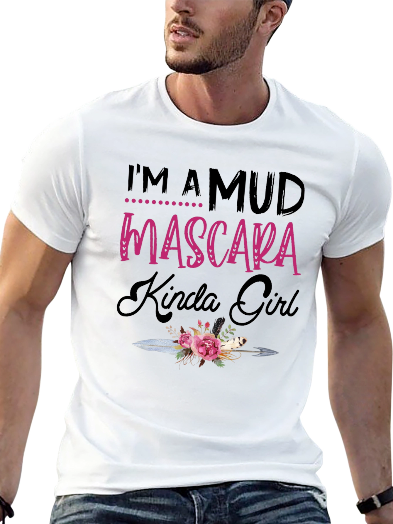 Mud Mascara Kinda Girl Black T-Shirt