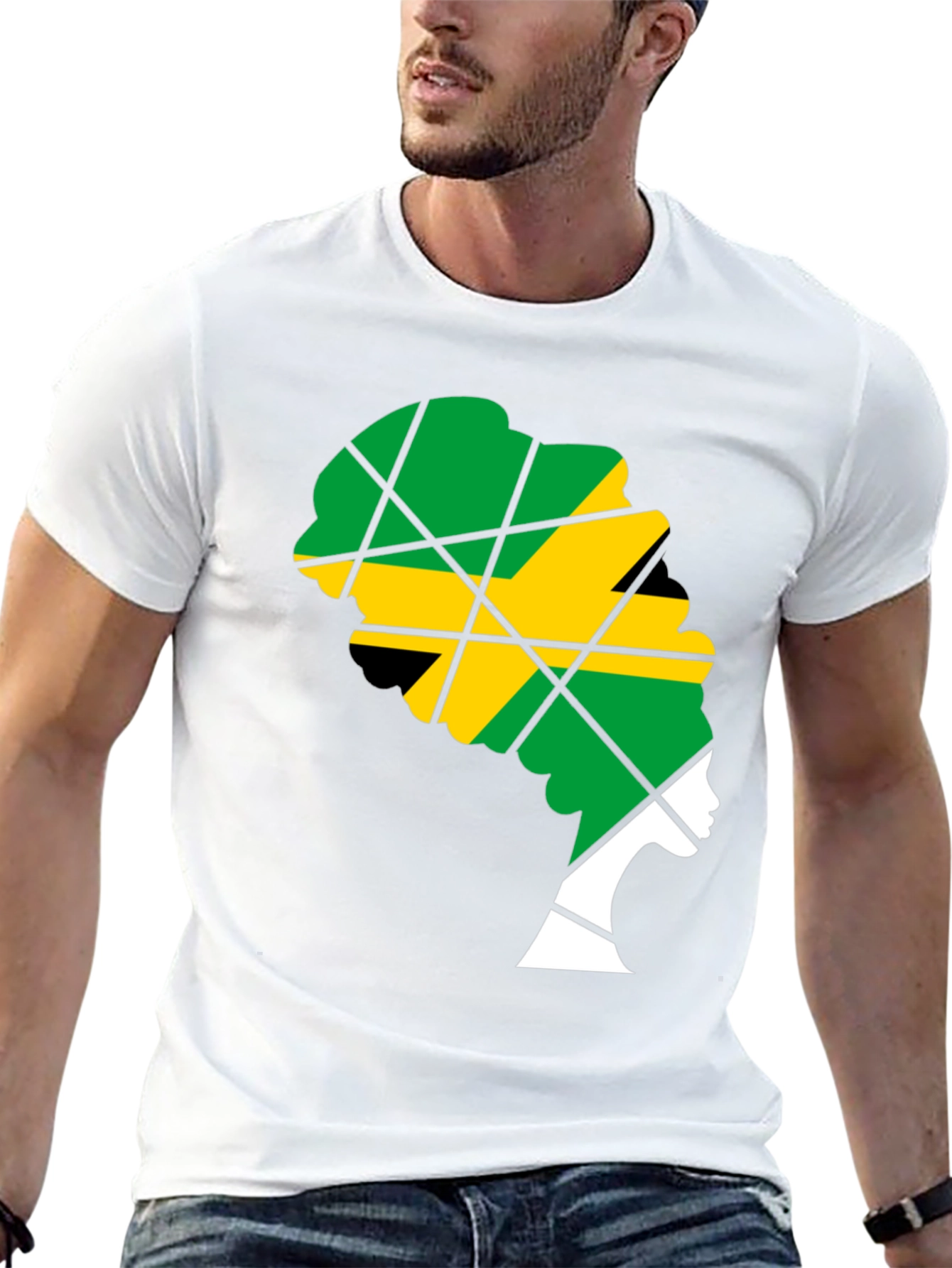 Jamaican Flag Woman T-Shirt