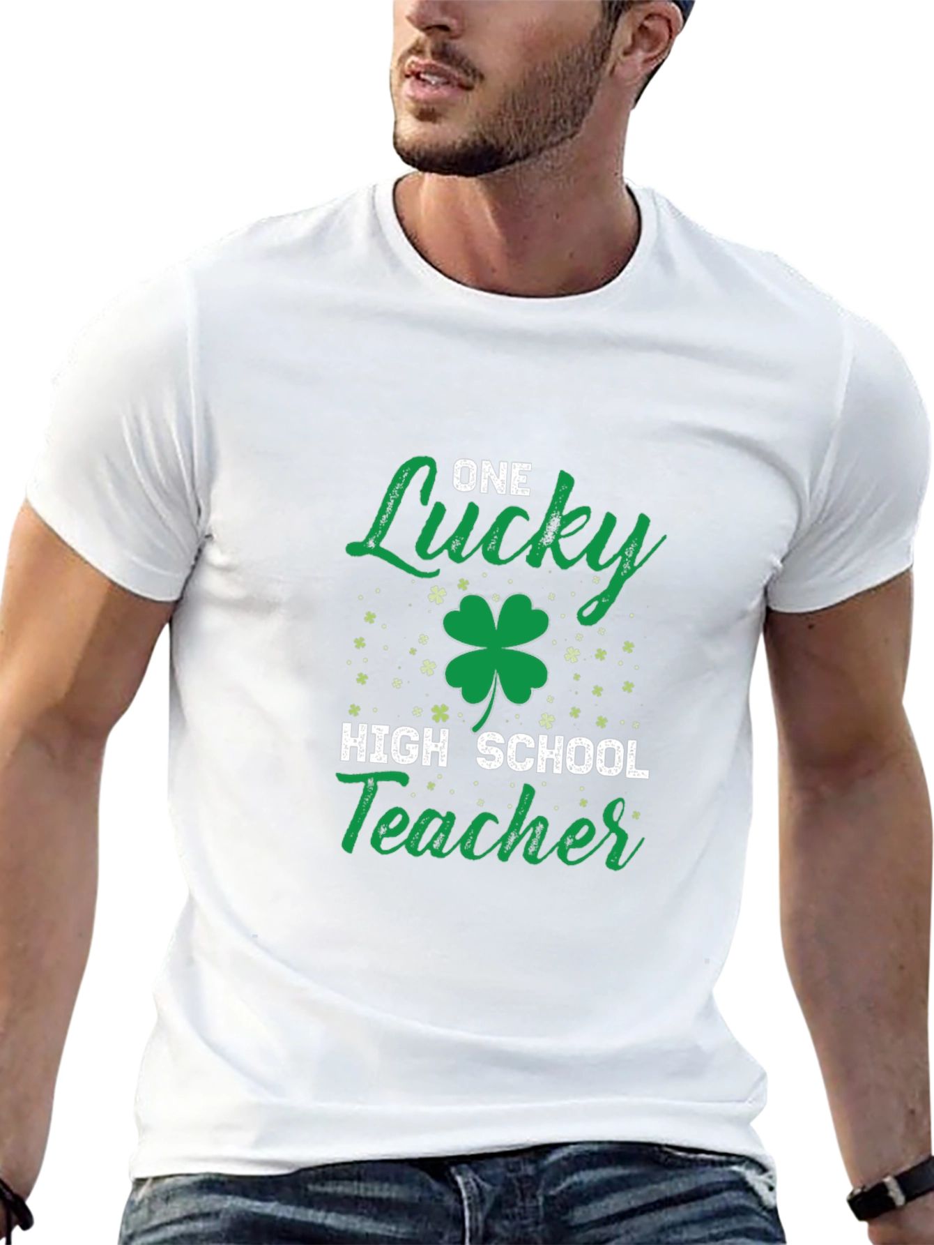 One Lucky High School Teacher St. Patricks Day T-Shirt