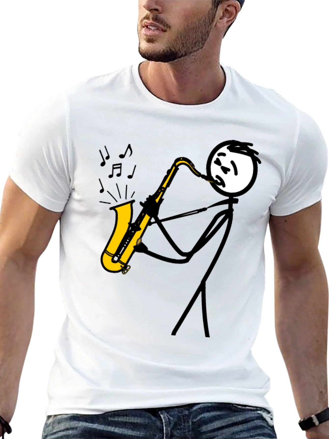 Jazz Player Black T-Shirt