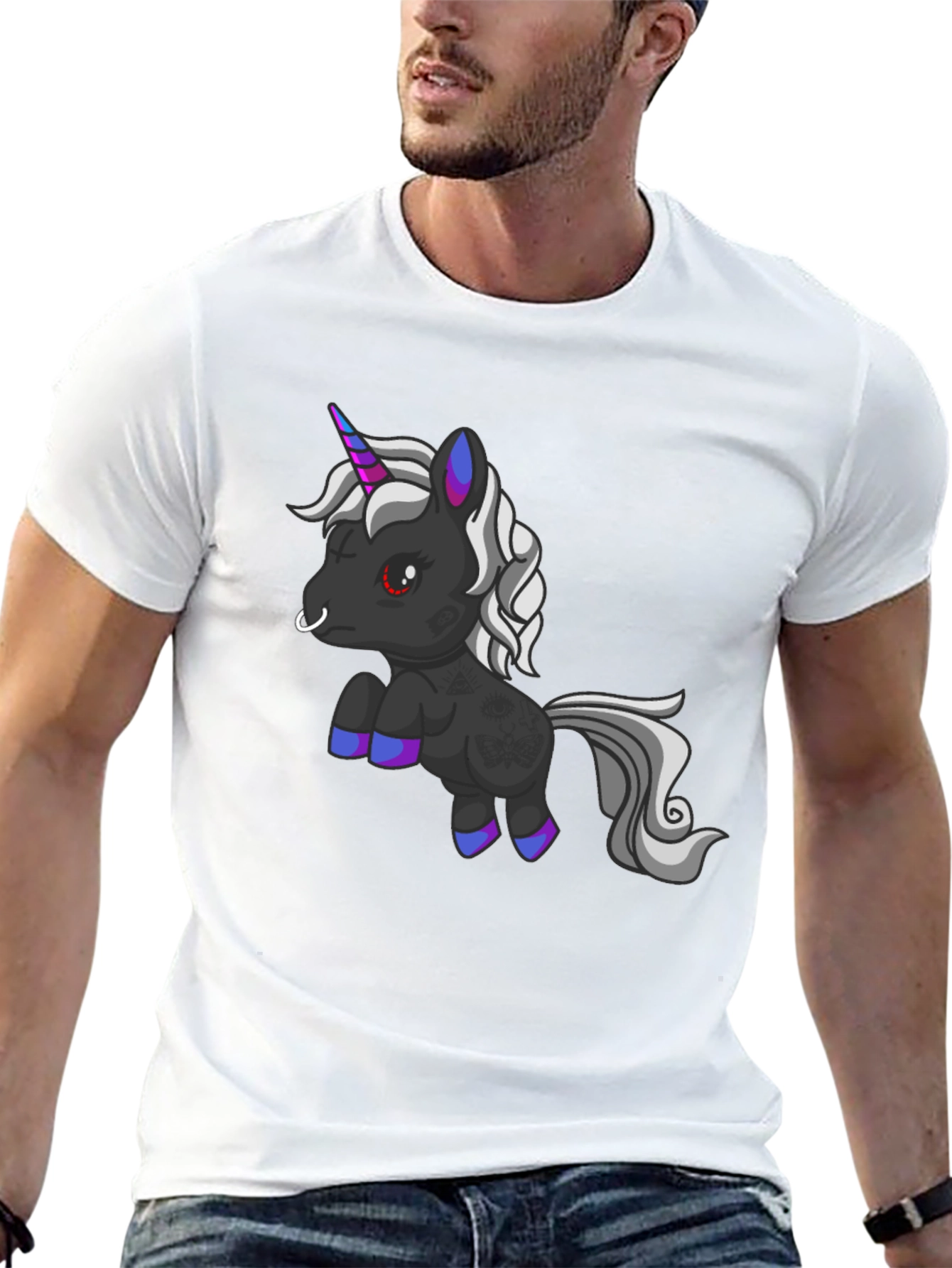 Gothic Unicorn Graphic Tee