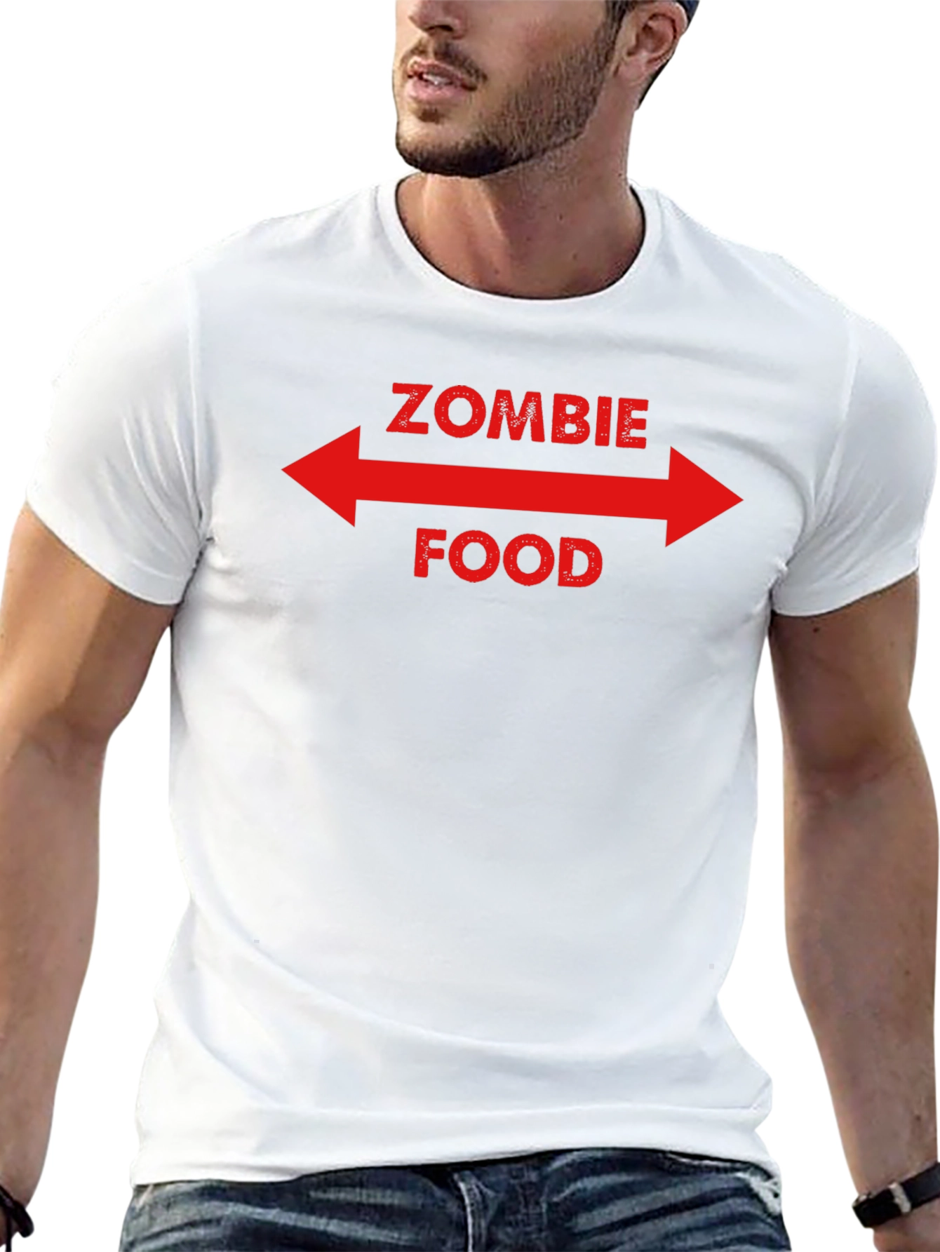 Zombie Food T-Shirt - Funny Graphic Tee