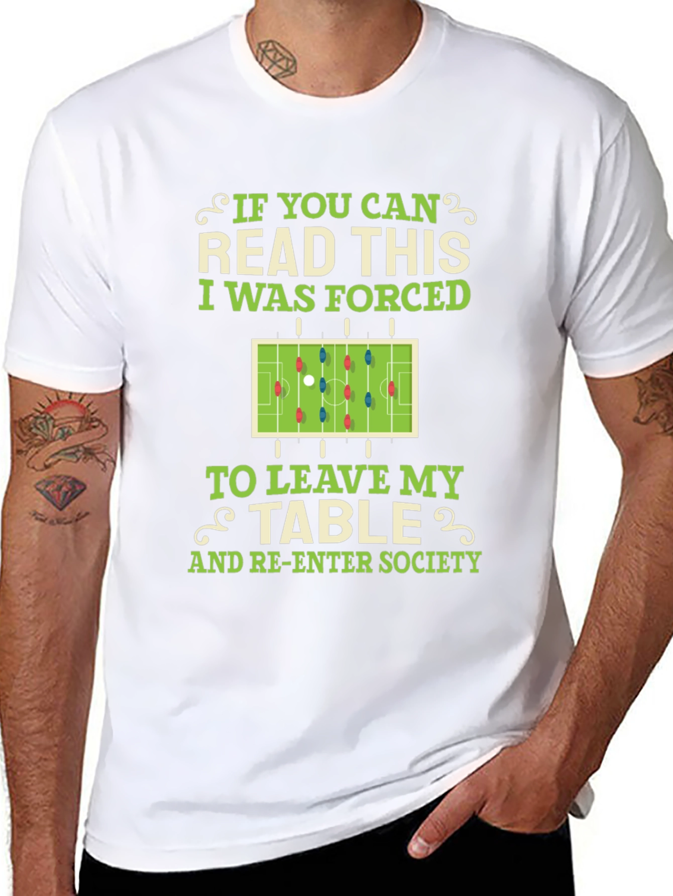 Funny Foosball Table Player T-Shirt