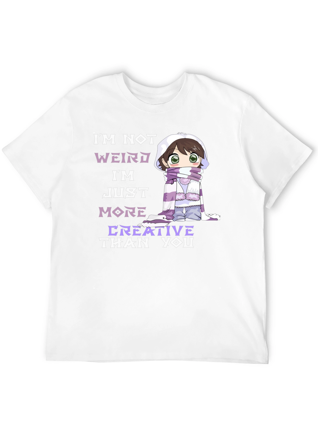 Creative Anime Black T-Shirt