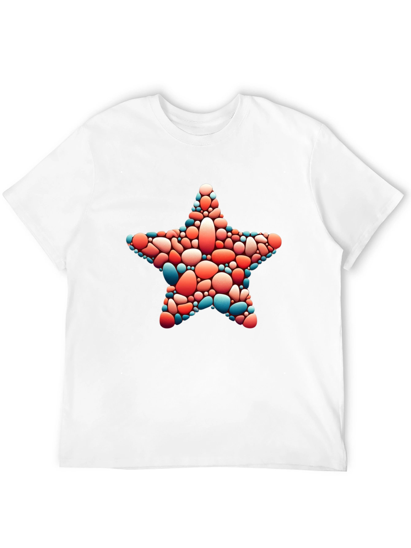 Star Pebble Graphic Tee - Casual Black T-Shirt