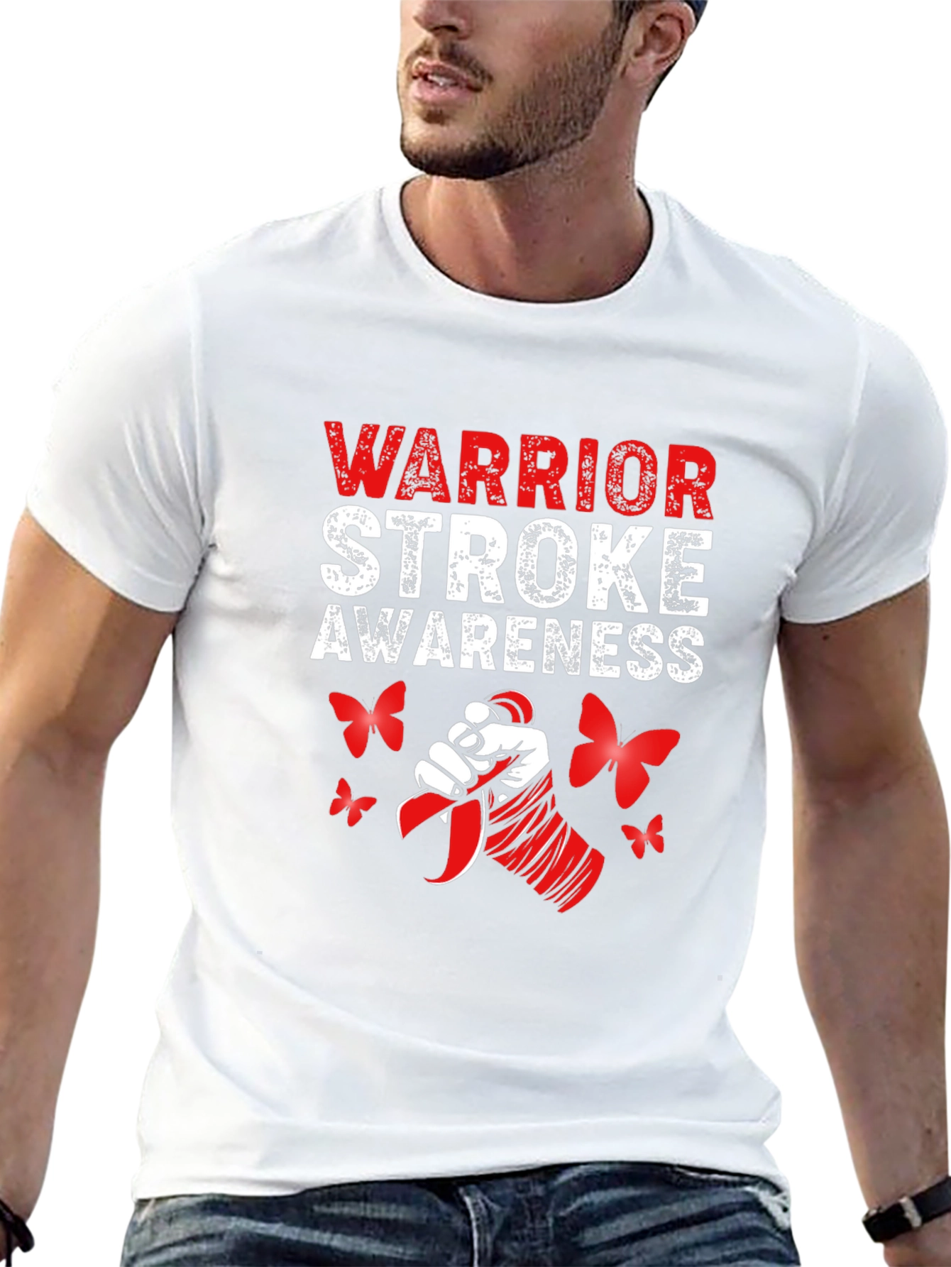Stroke Awareness Warrior Graphic T-Shirt