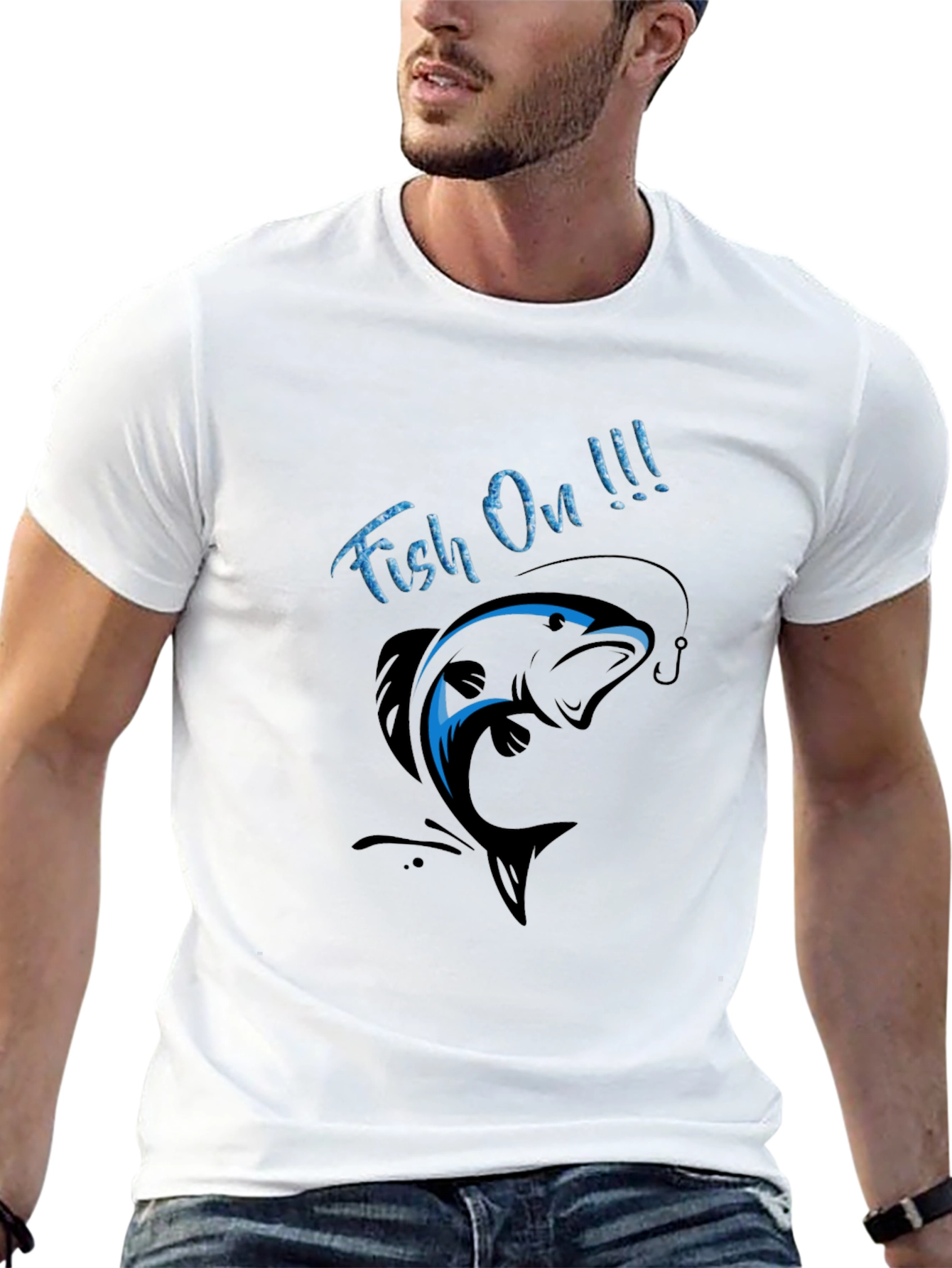Fishing T-Shirt: Fish On Graphic Tee
