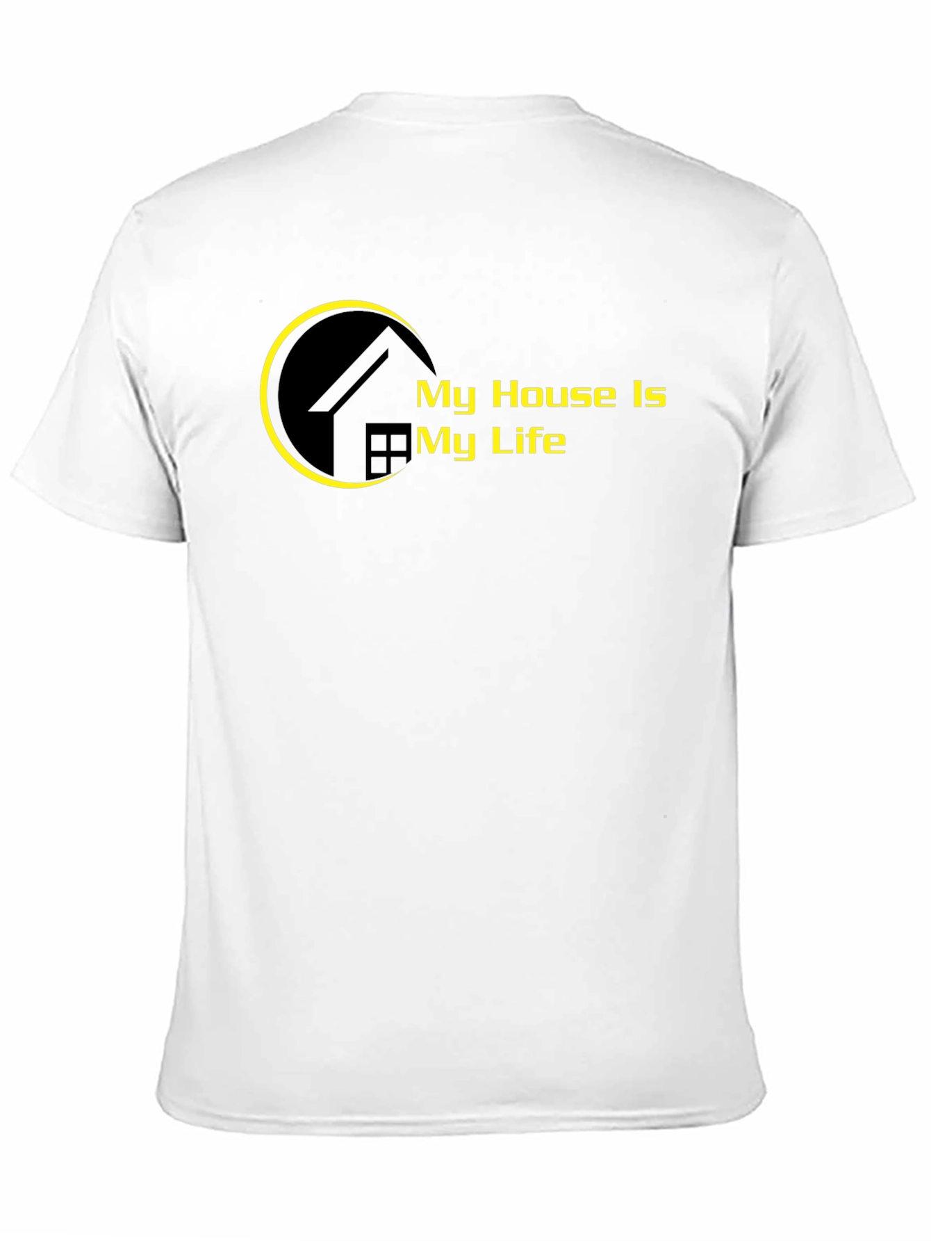 My House Is My Life Black T-Shirt