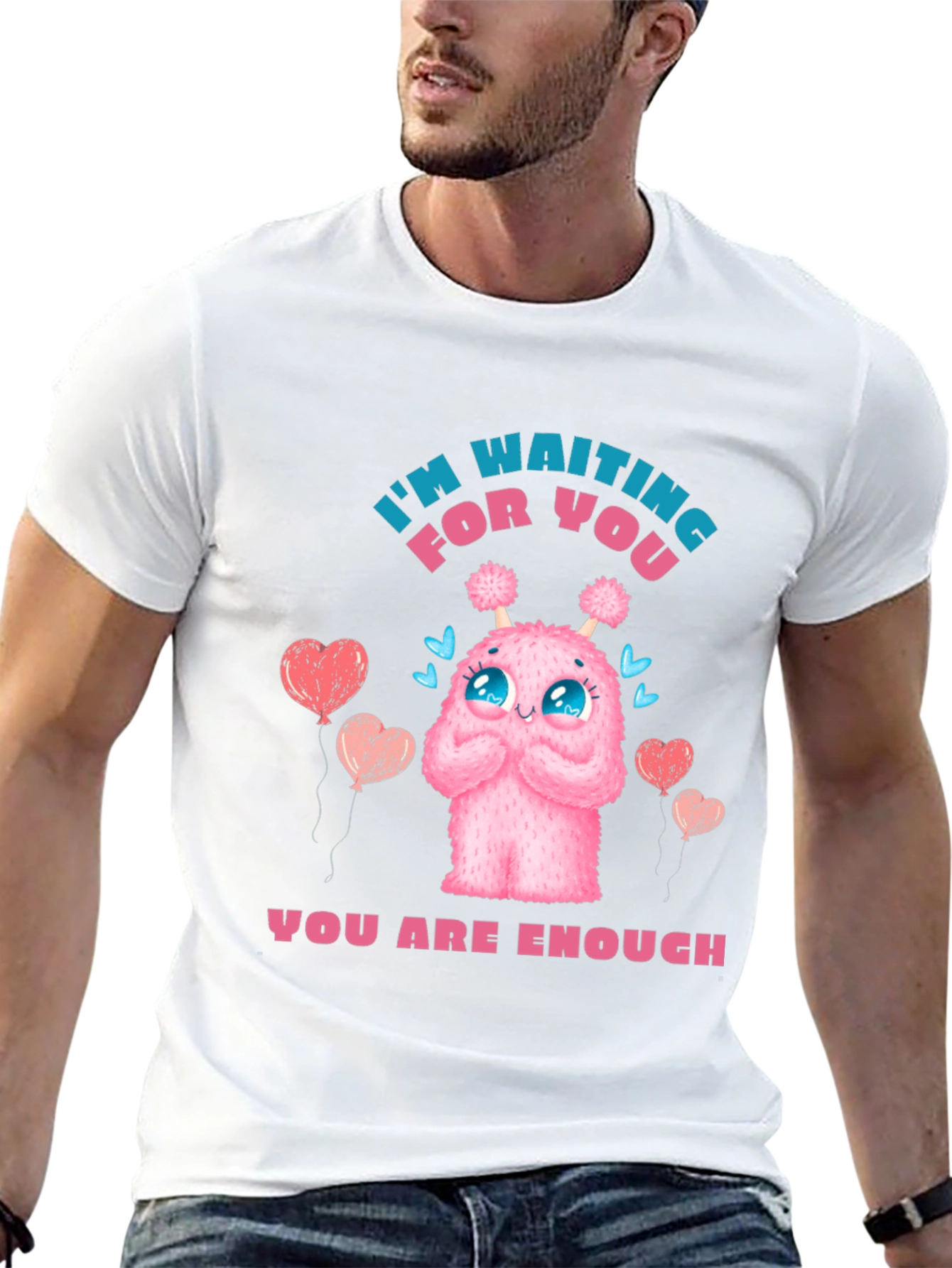 Im Waiting For You Cute Monster T-Shirt