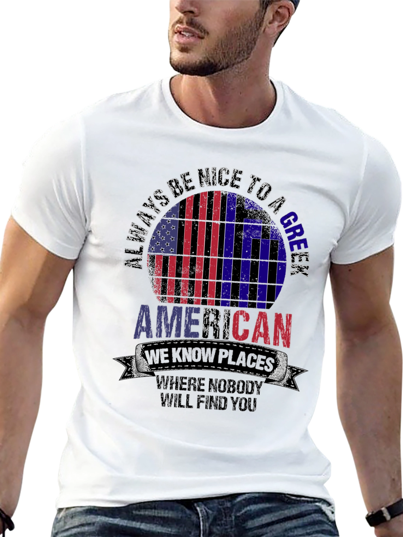 Always Be Nice to a Greek American T-Shirt