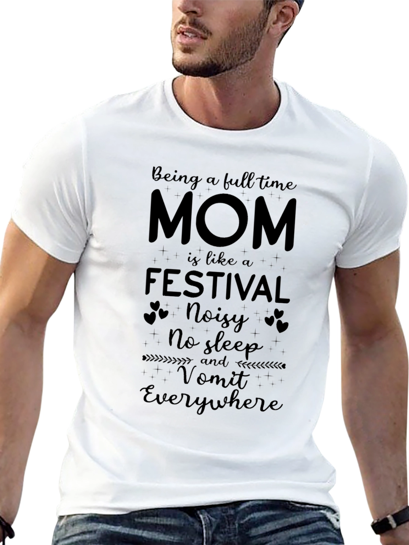 Full Time Mom T-Shirt - Festival Vibes!