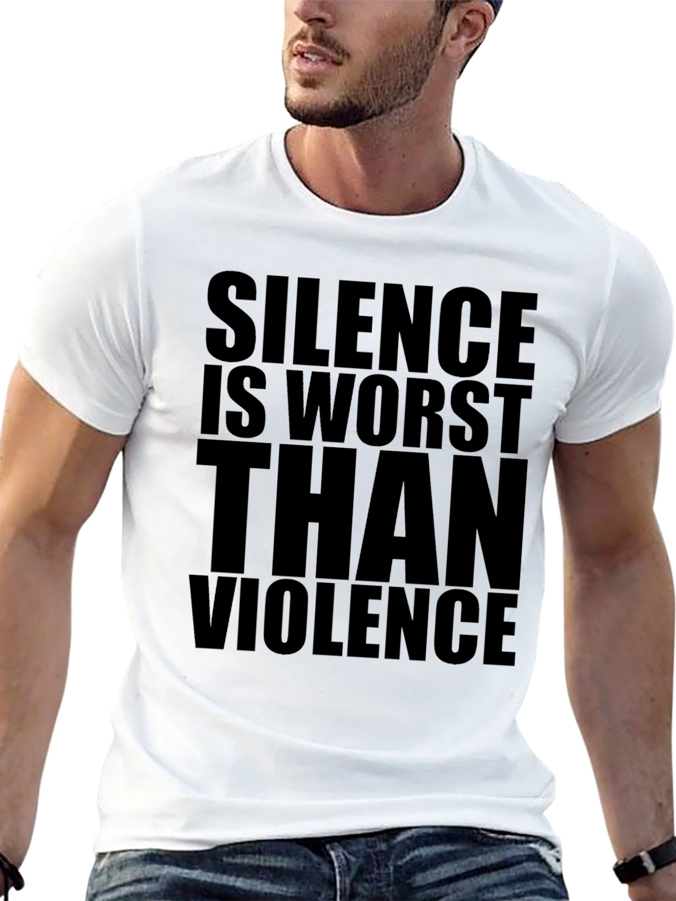 Silence Is Worst Than Violence Graphic Tee