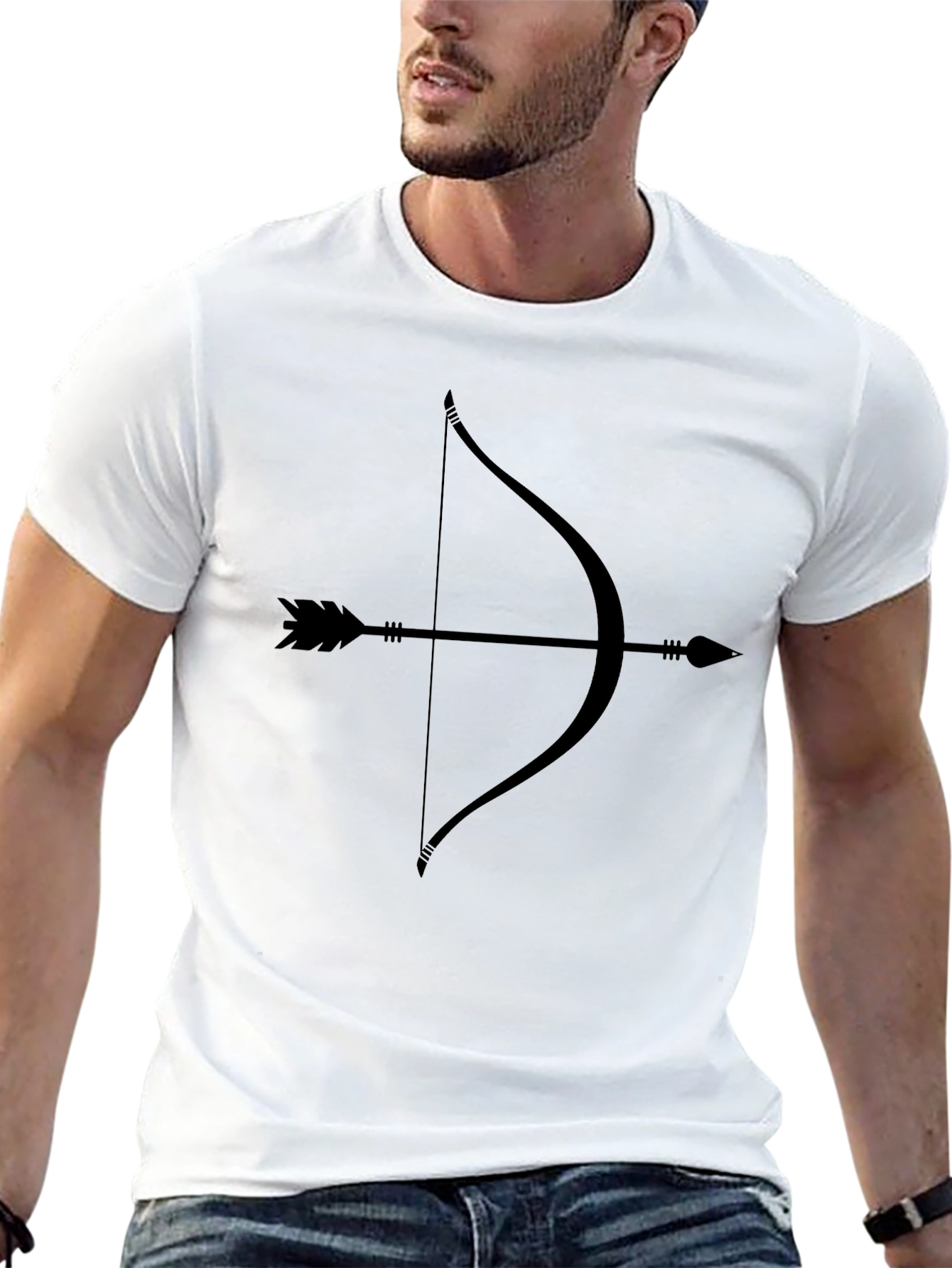 Archer Bow and Arrow Graphic T-Shirt
