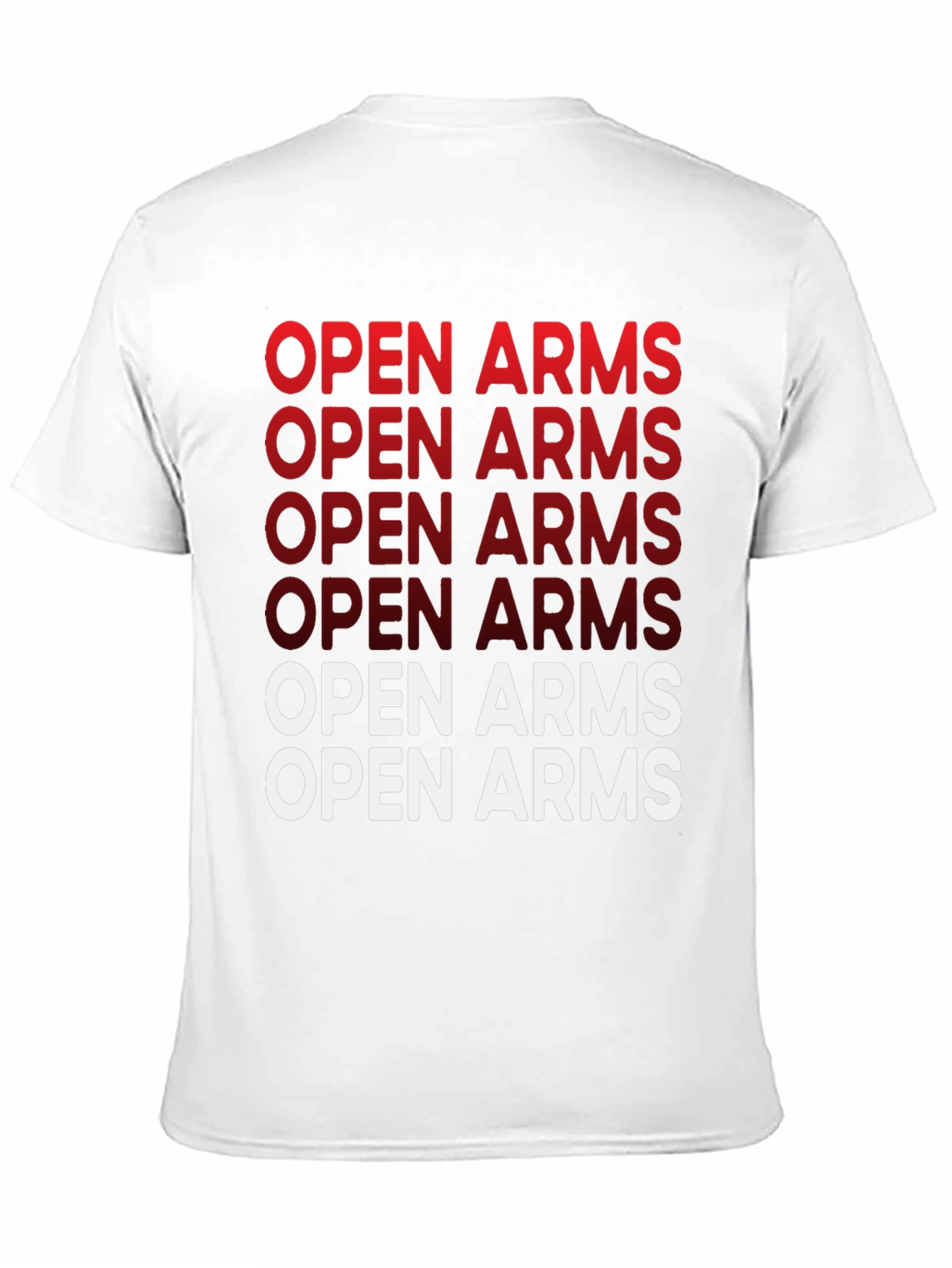 Open Arms Graphic Print Mens T-Shirt