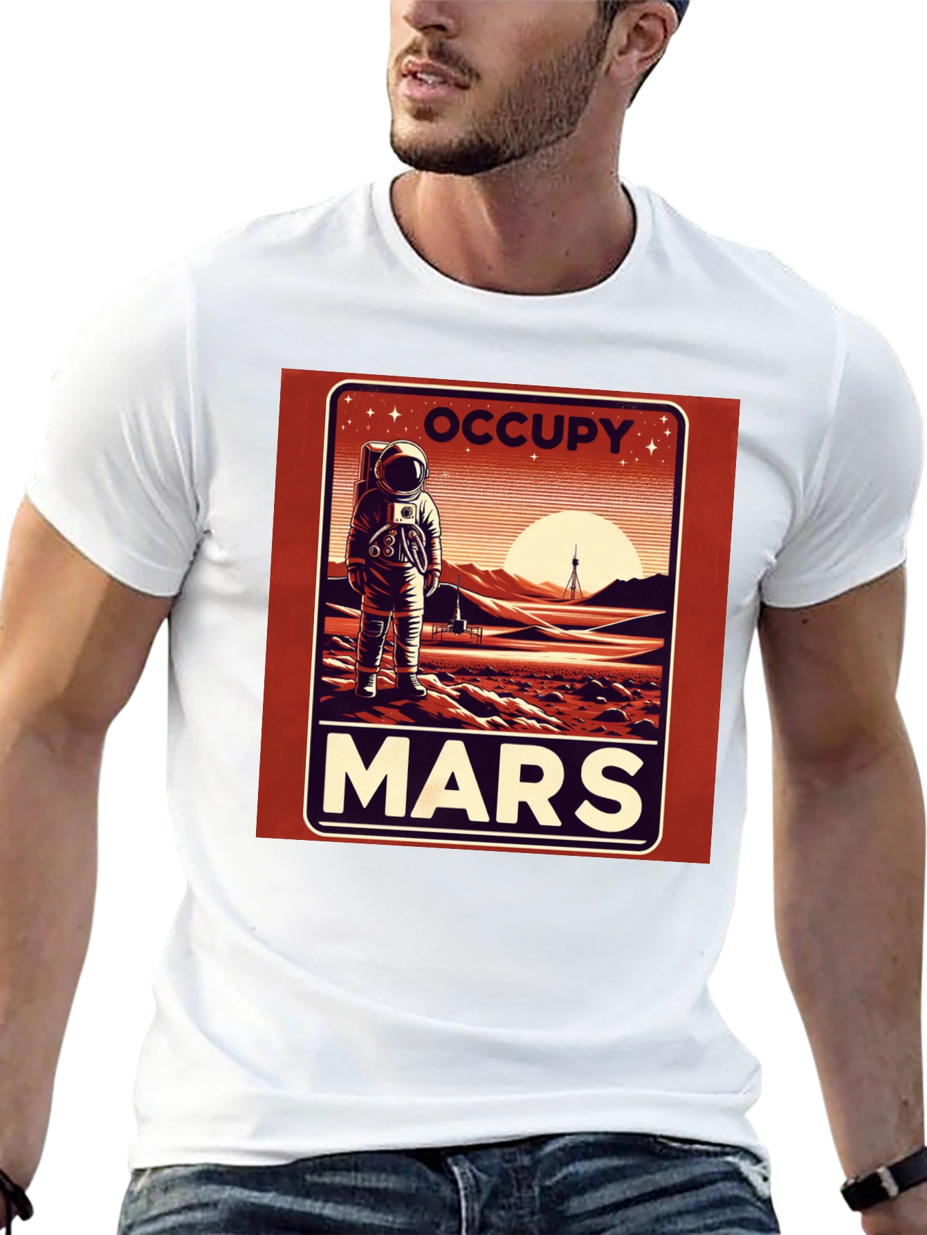 Occupy Mars Graphic T-Shirt