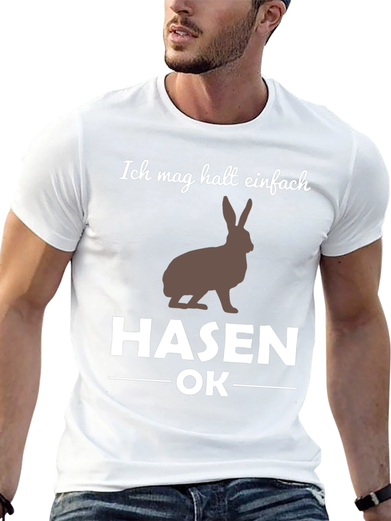Funny I Just Like Rabbits OK T-Shirt