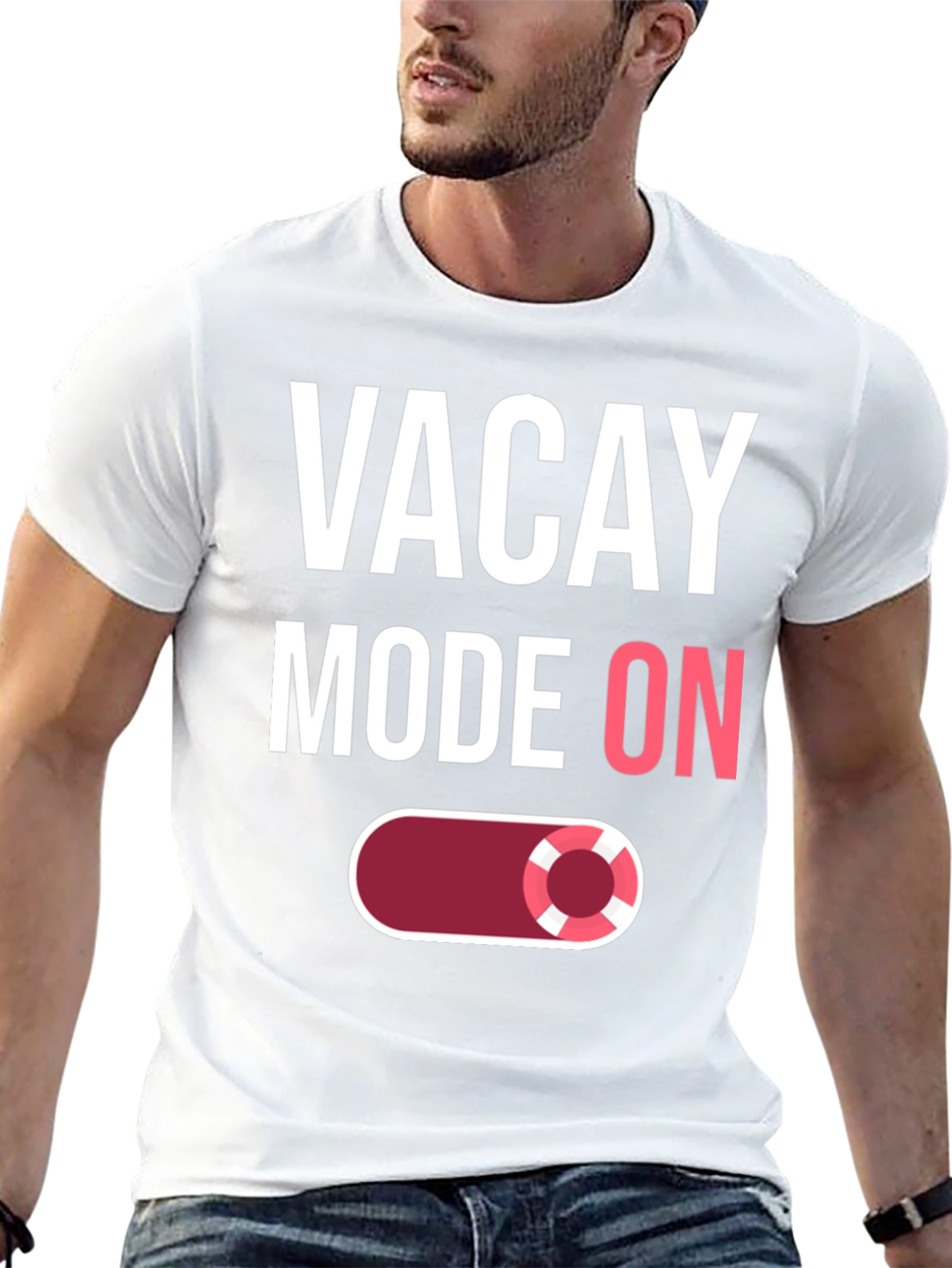 Vacay Mode On T-Shirt - Holiday Relaxation Apparel