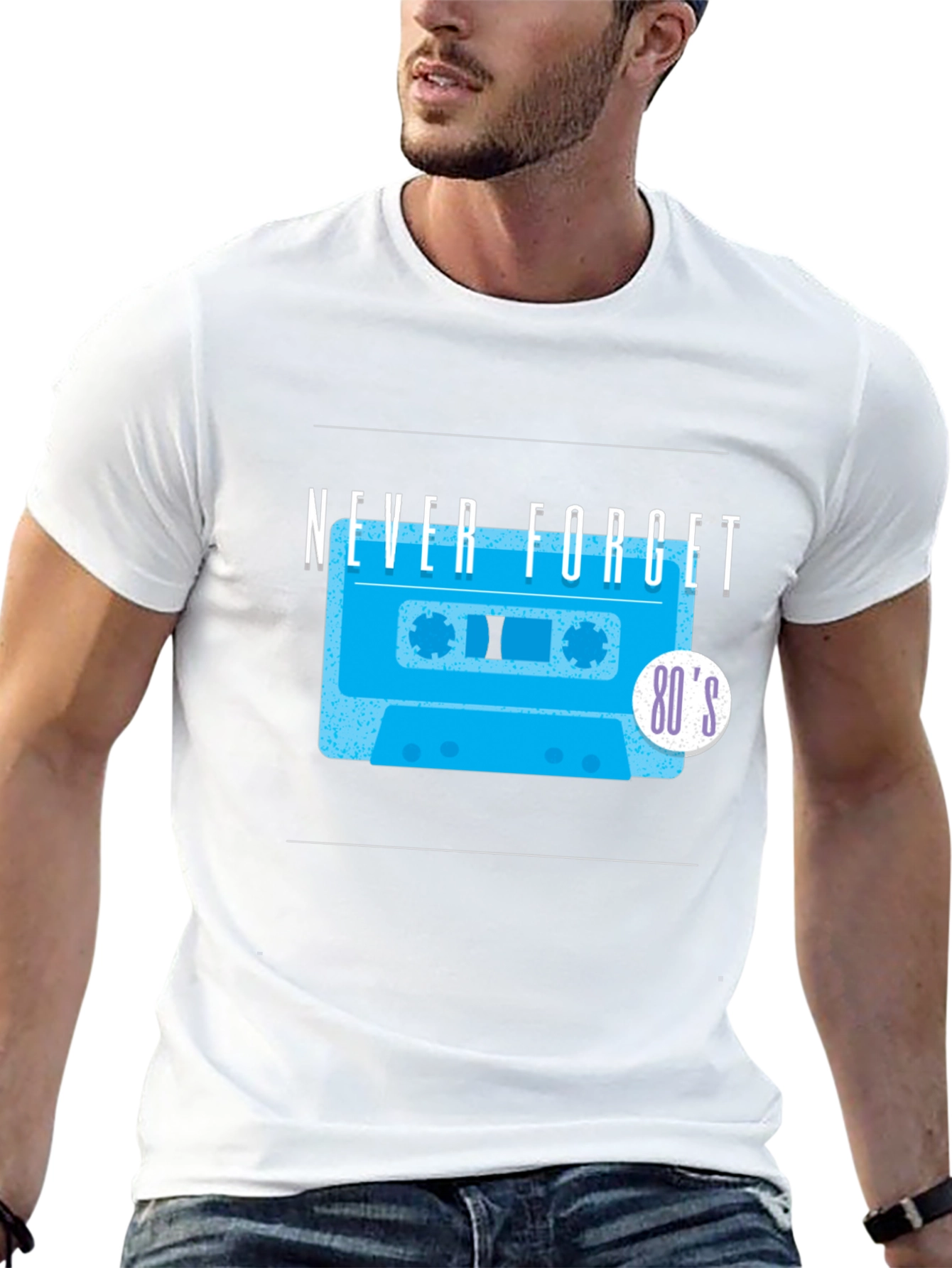 Retro 80s Cassette Tape Graphic Tee