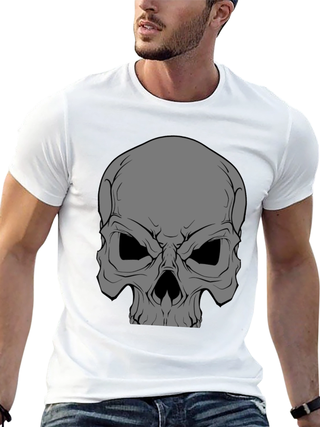 Skull Graphic Black T-Shirt