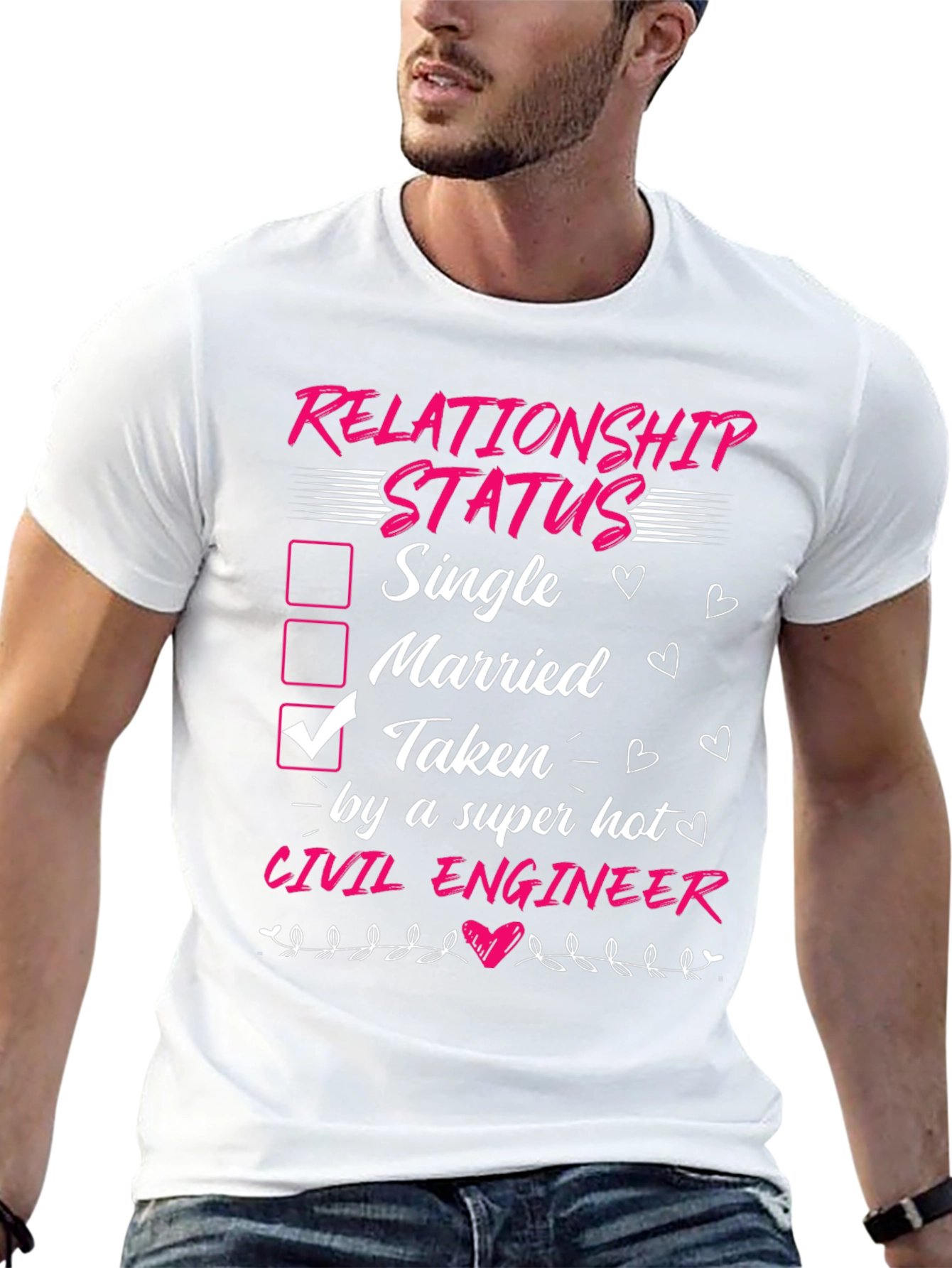 Relationship Status Civil Engineer T-Shirt
