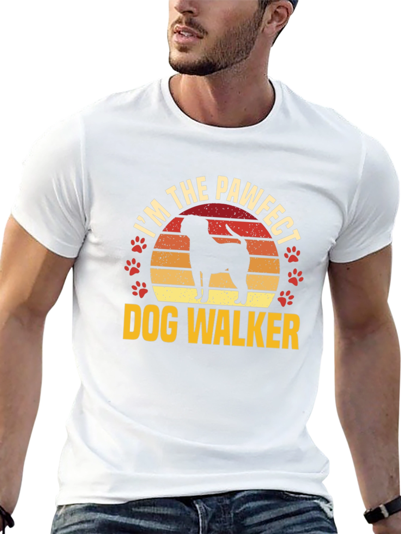 Pawfect Dog Walker T-Shirt - Dog Lover Tee