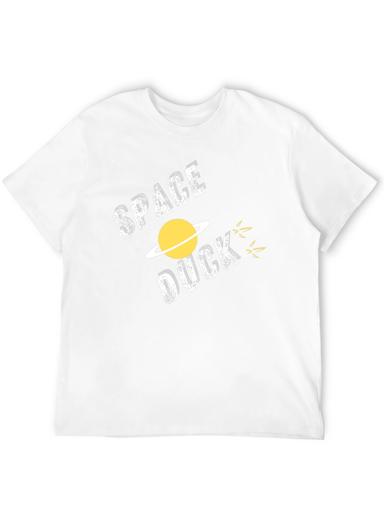 Space Duck Graphic T-Shirt | Black Cotton Tee