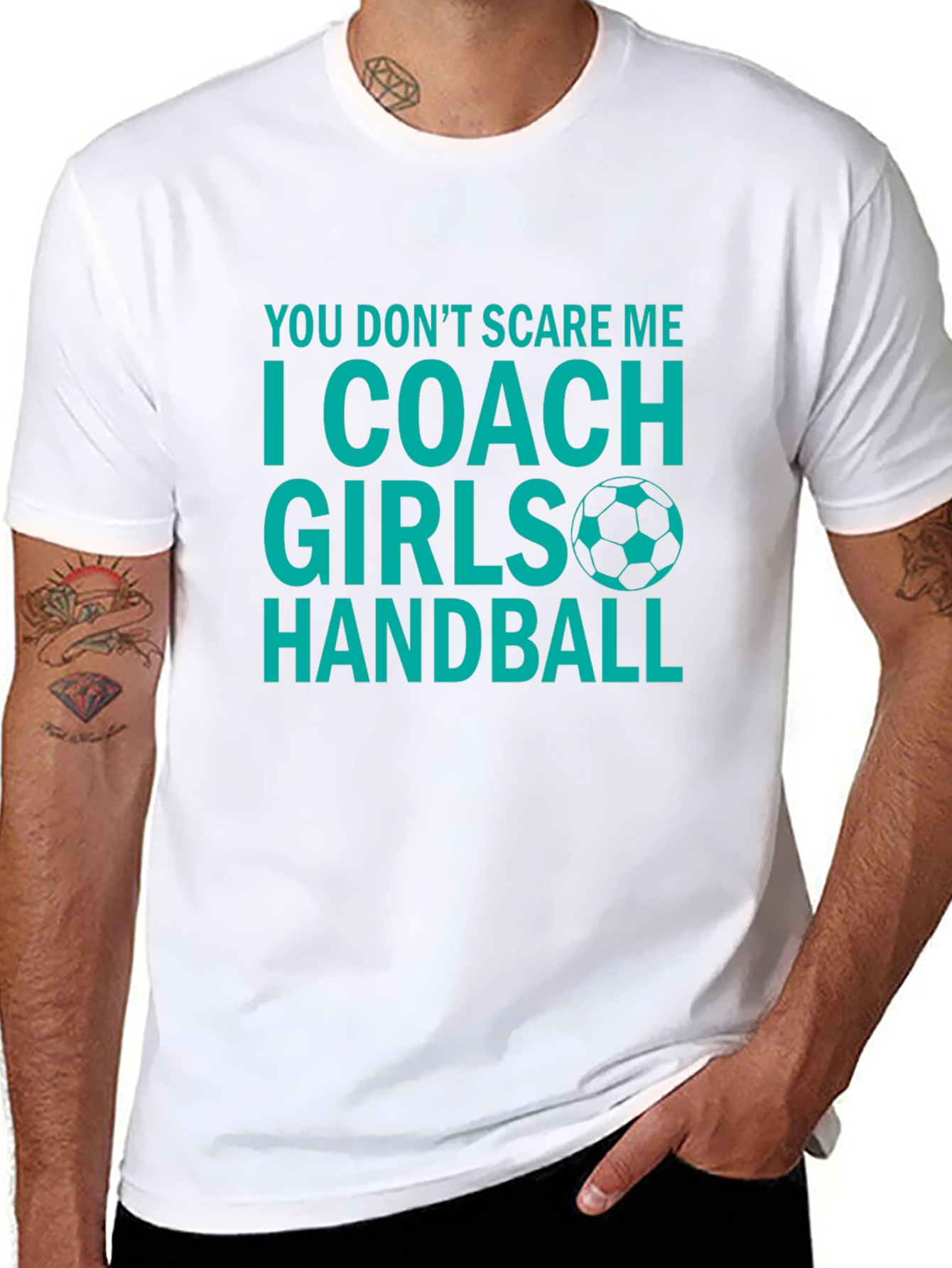 Funny Girls Handball Coach T-Shirt