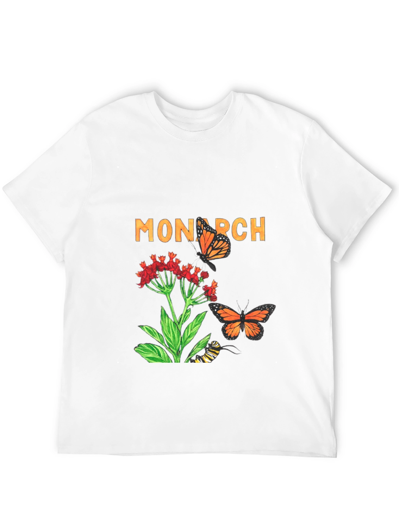 Monarch Butterfly Graphic T-Shirt - Nature Lovers Tee