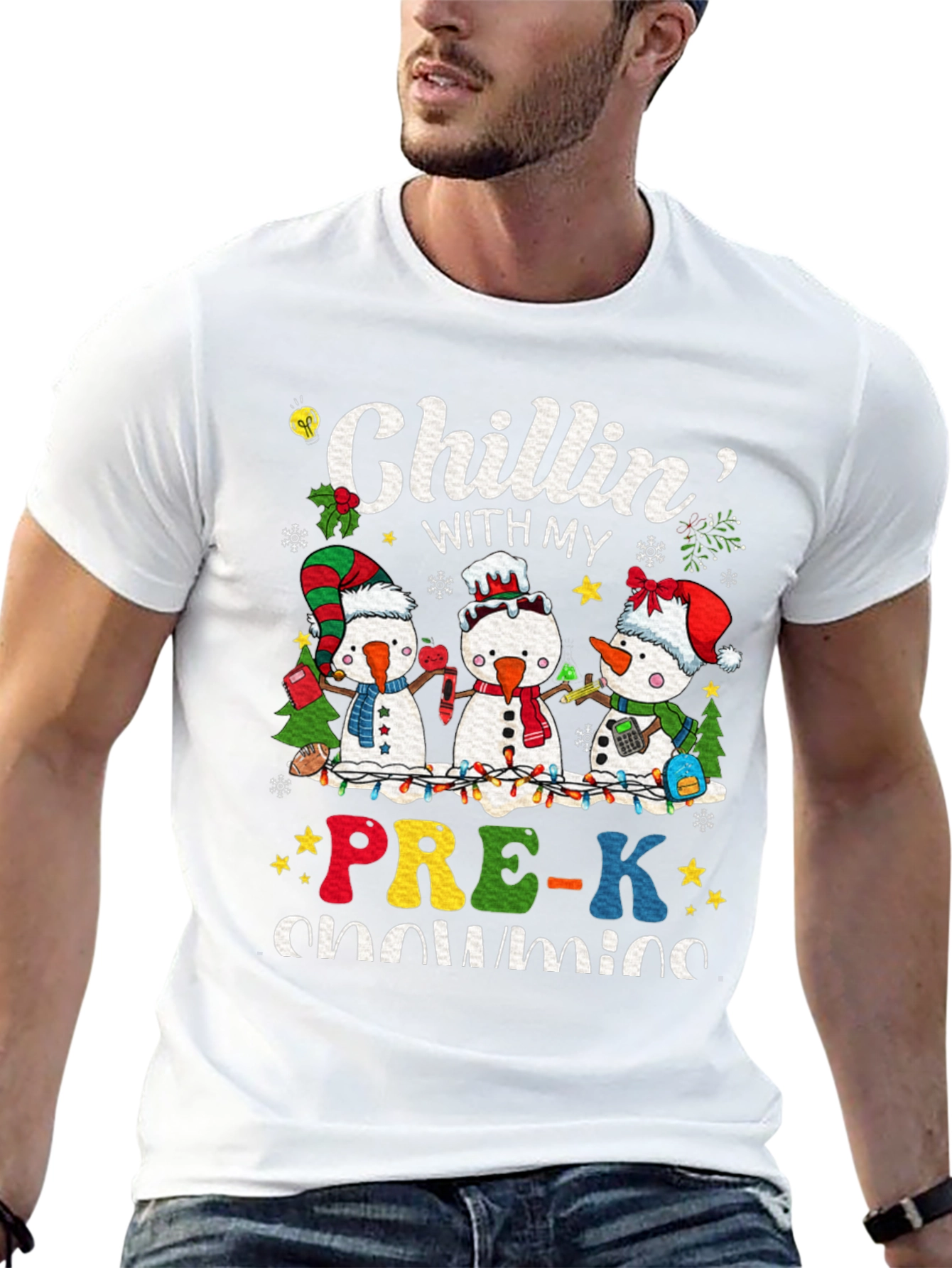 Chillin With My Pre-K Snowmies T-Shirt