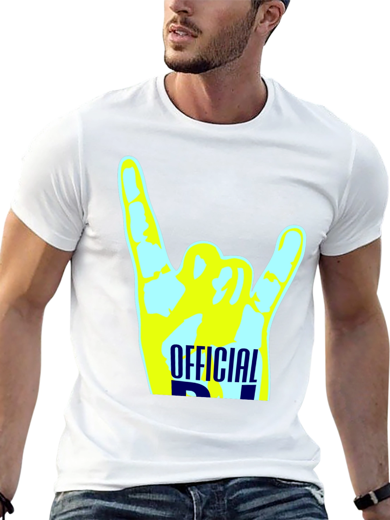 Official Devil Horns Rock On T-Shirt