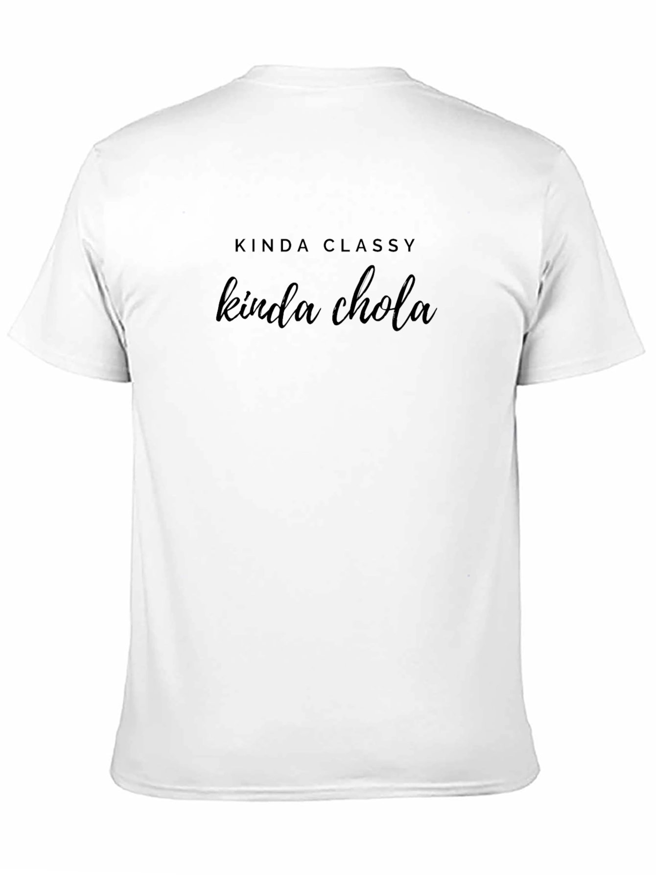 Kinda Classy Kinda Chola Graphic Tee - Black