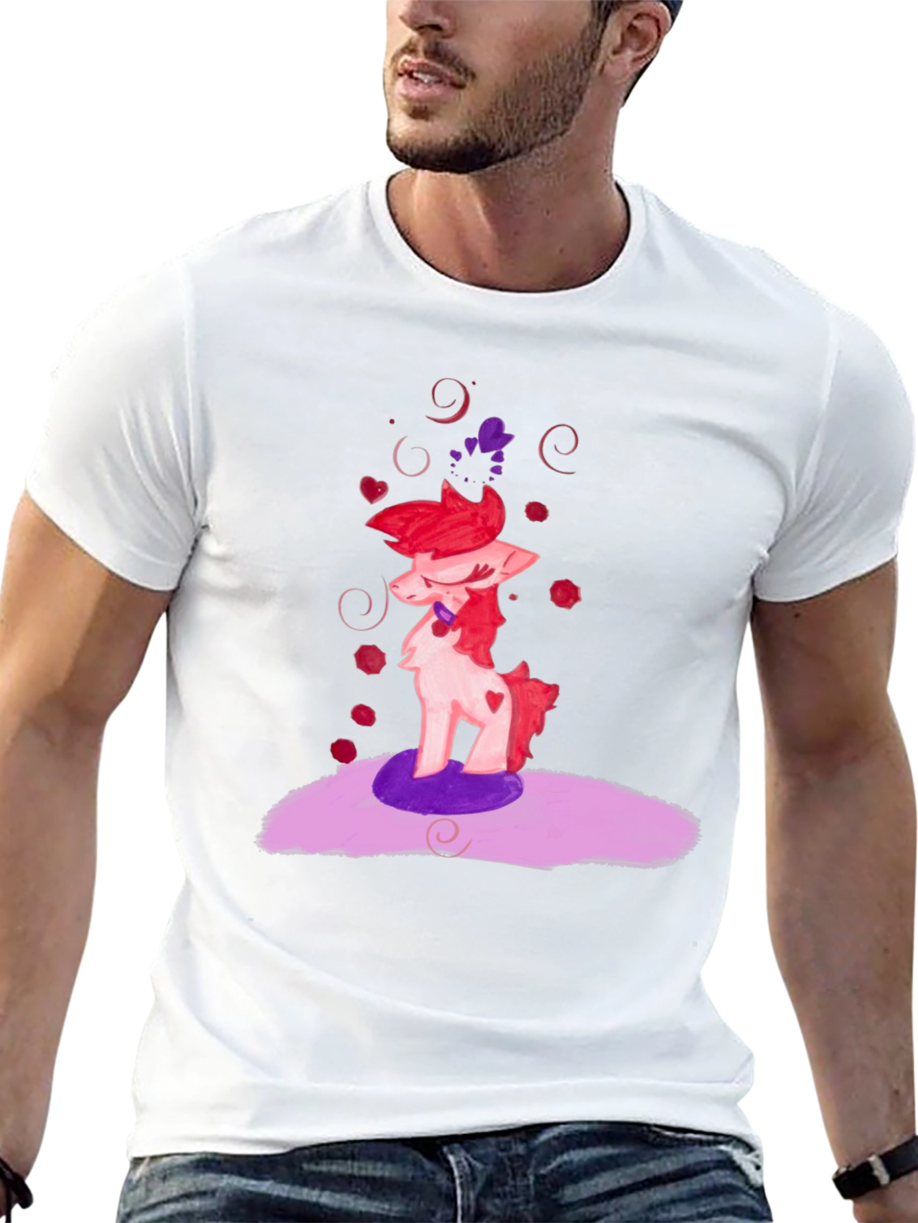Fantasy Pony Graphic T-Shirt - Unique Art Tee