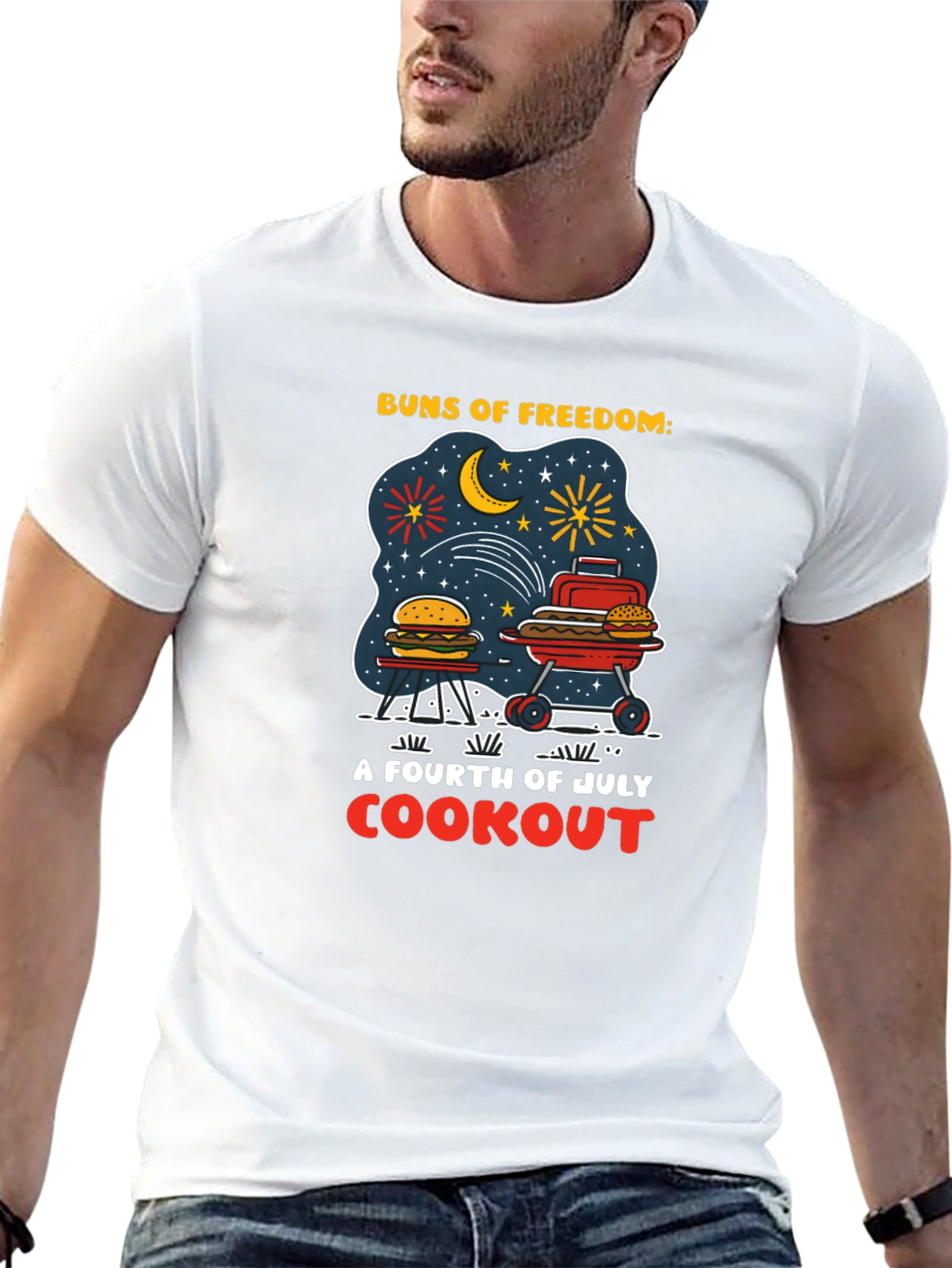 Buns of Freedom 4th of July Cookout Tee