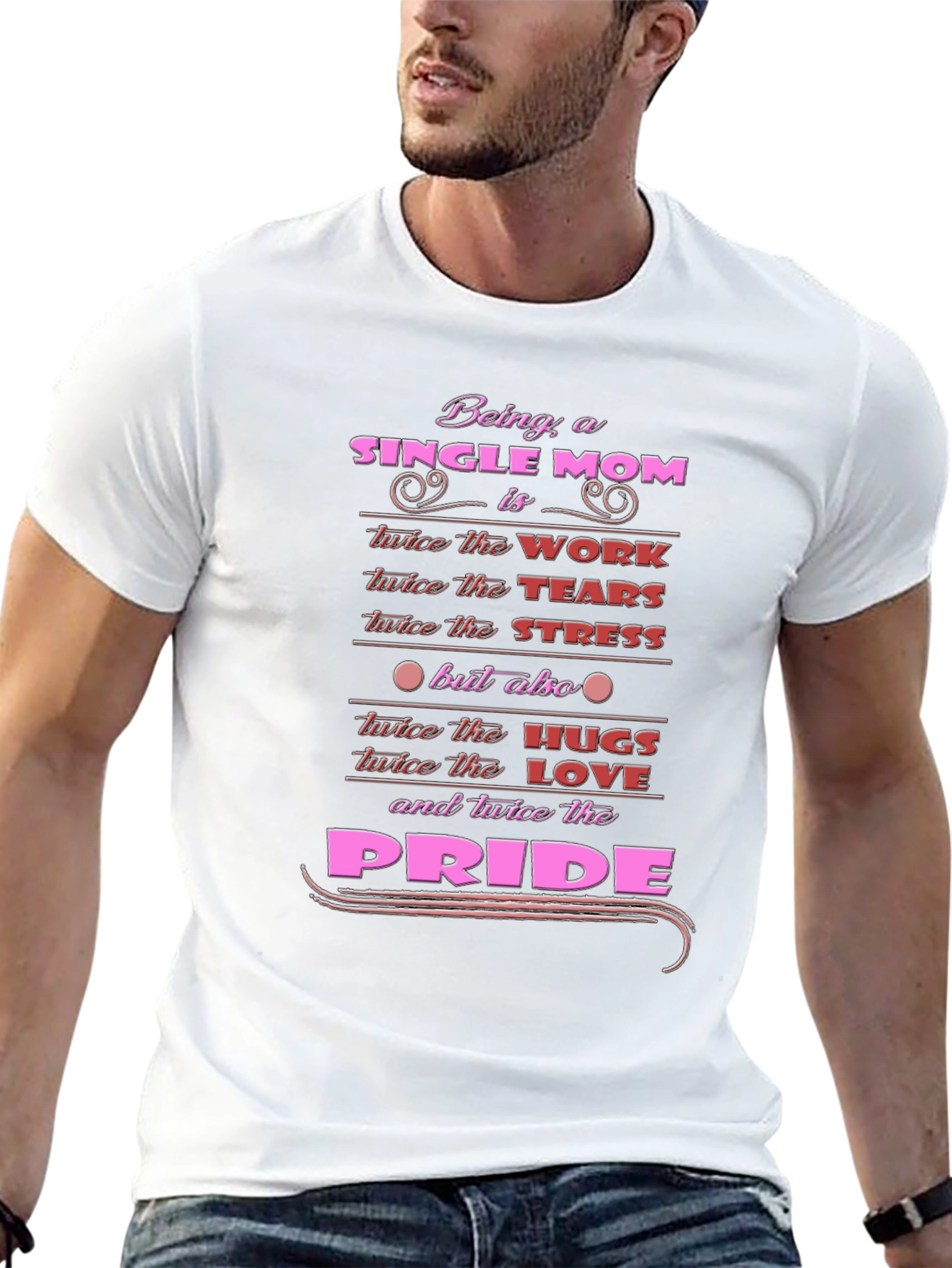Single Mom Pride Graphic T-Shirt