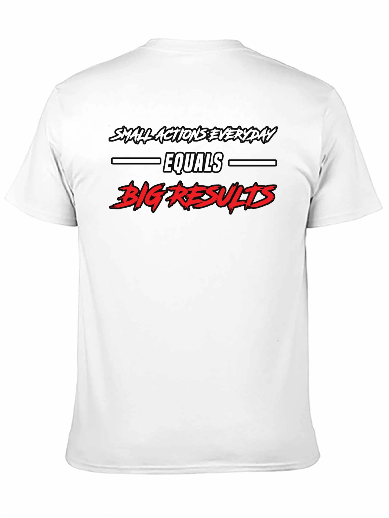 Small Actions Big Results Graphic Tee - Motivational T-Shirt