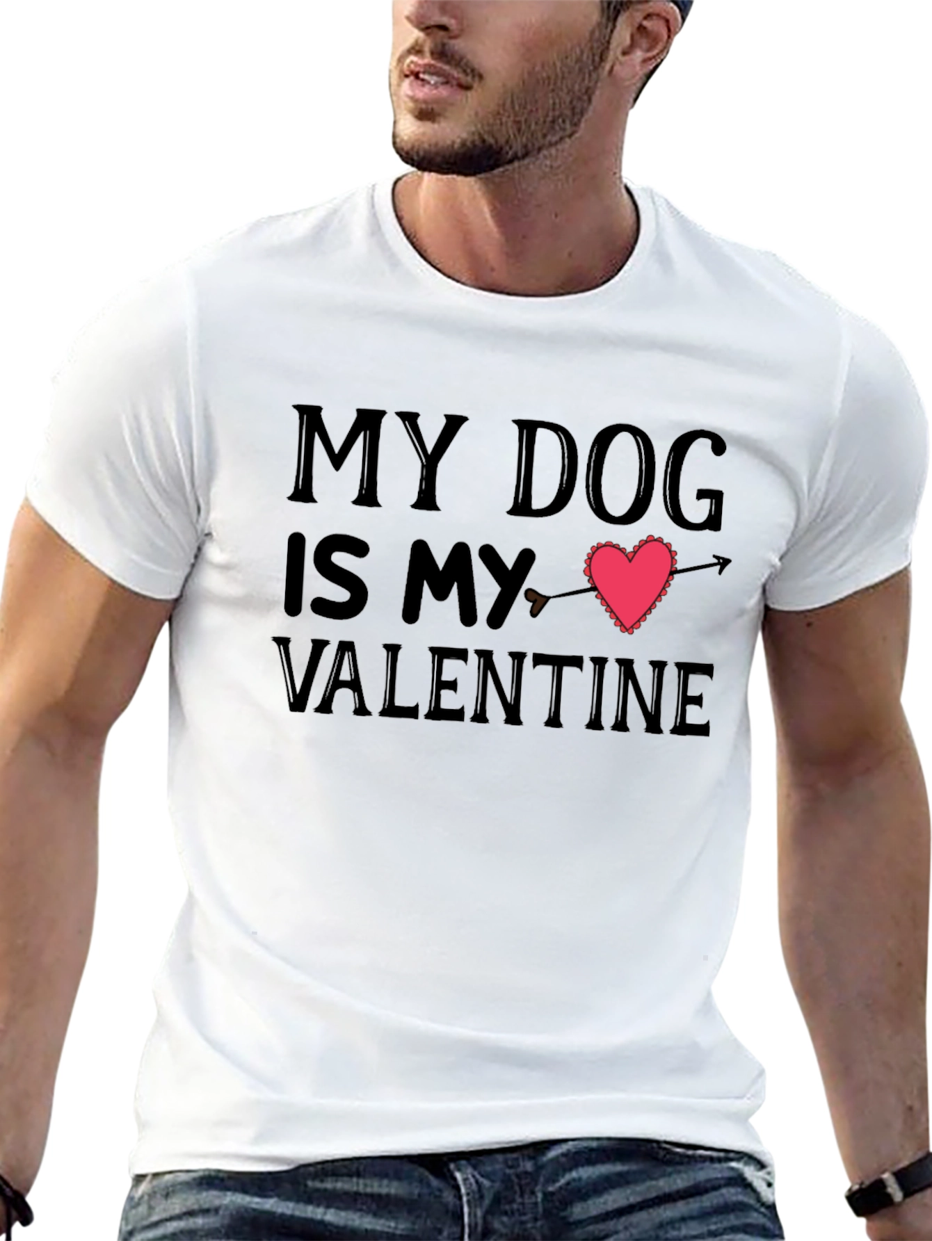 My Dog Is My Valentine T-Shirt