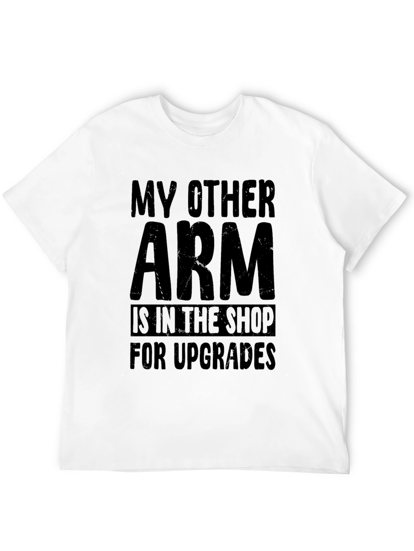 Funny My Other Arm Black Graphic T-Shirt