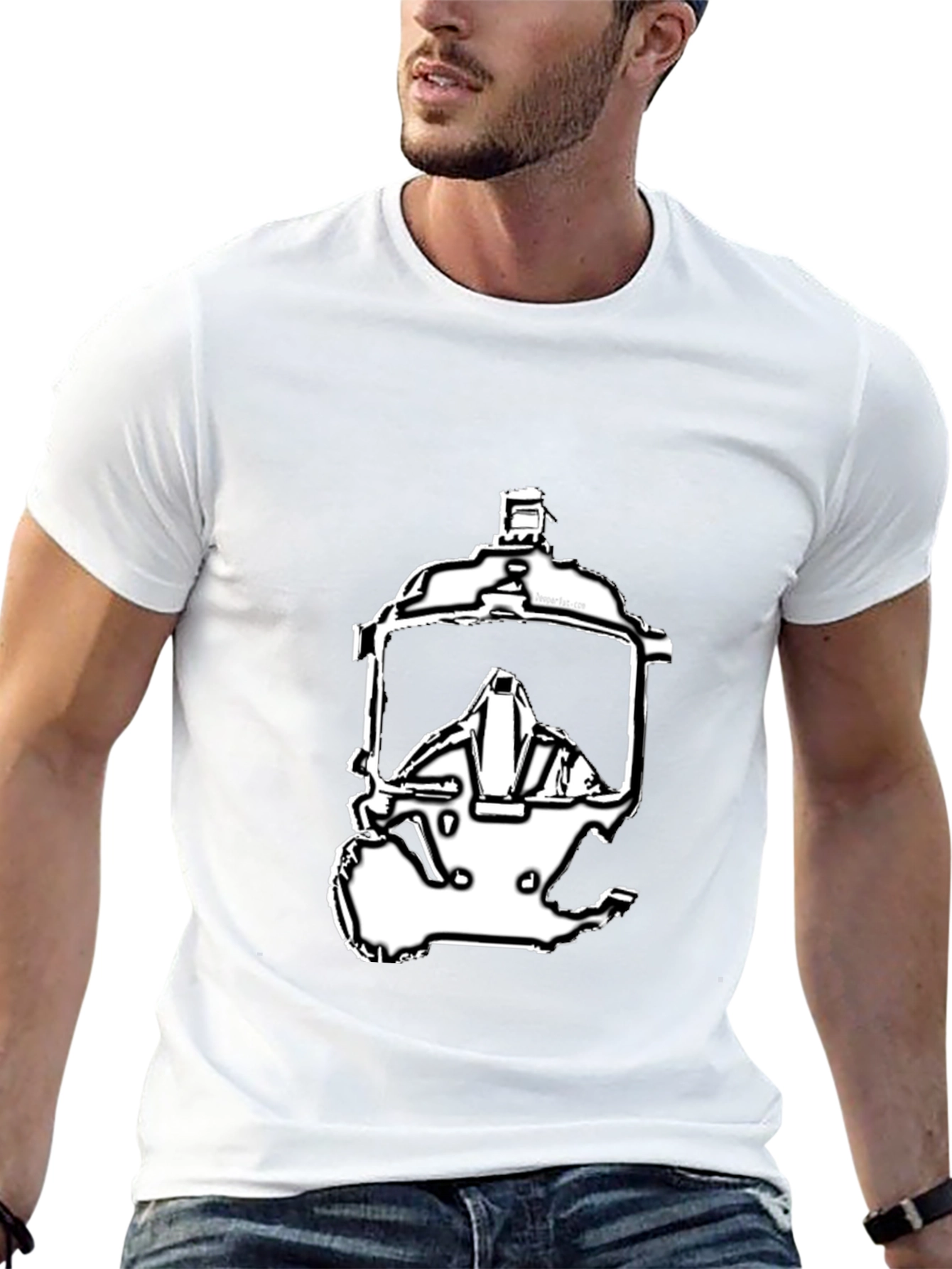 Graphic Tee - Spray Can Mask