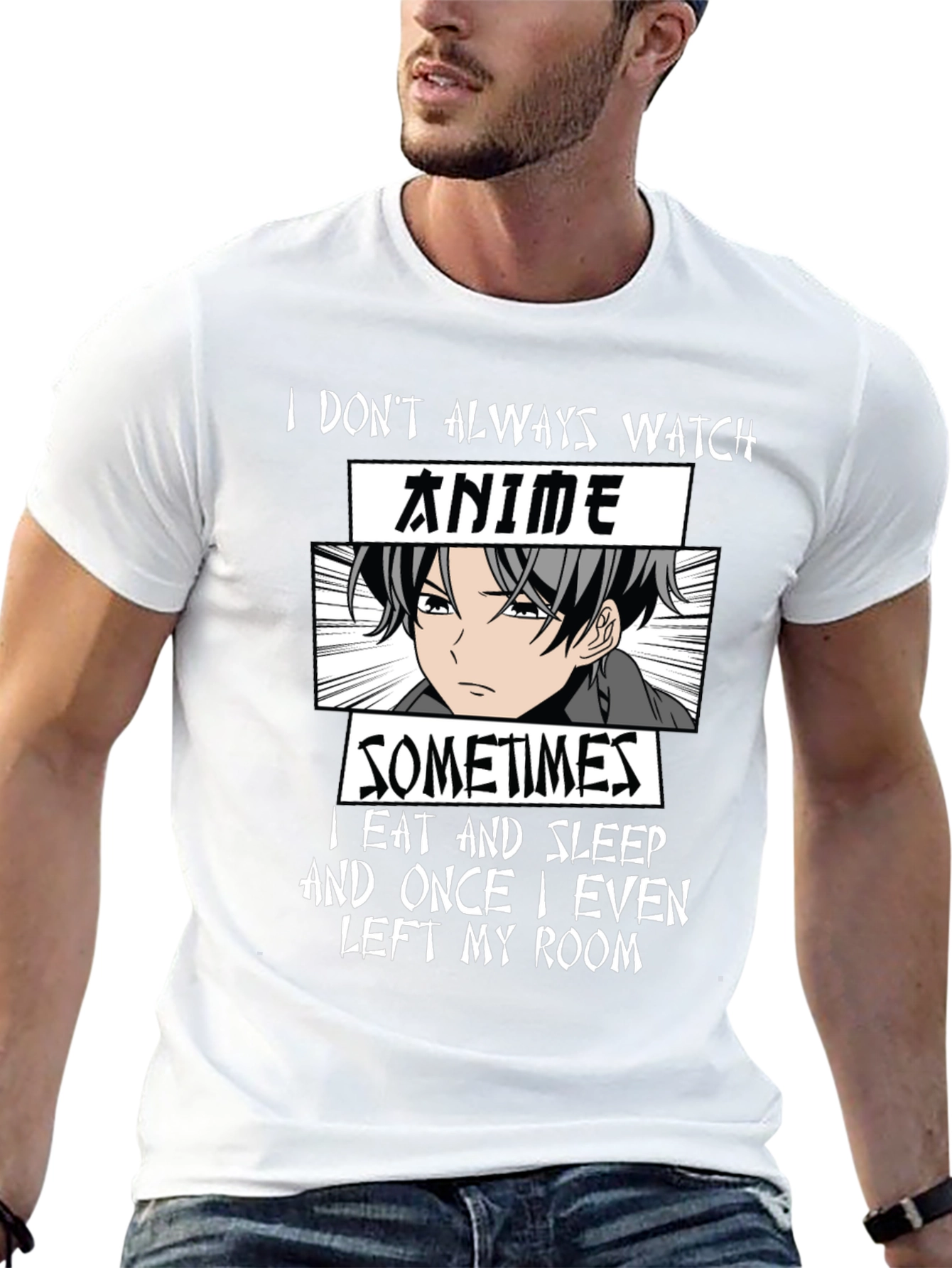 Anime Lover T-Shirt - I Dont Always Watch Anime