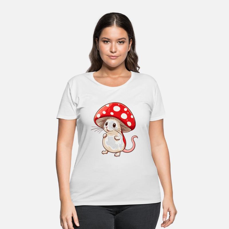 Mushroom Mouse Funny Animal And Mushroom