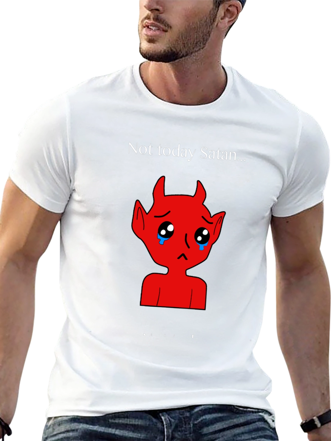 Not Today Satan Graphic Tee