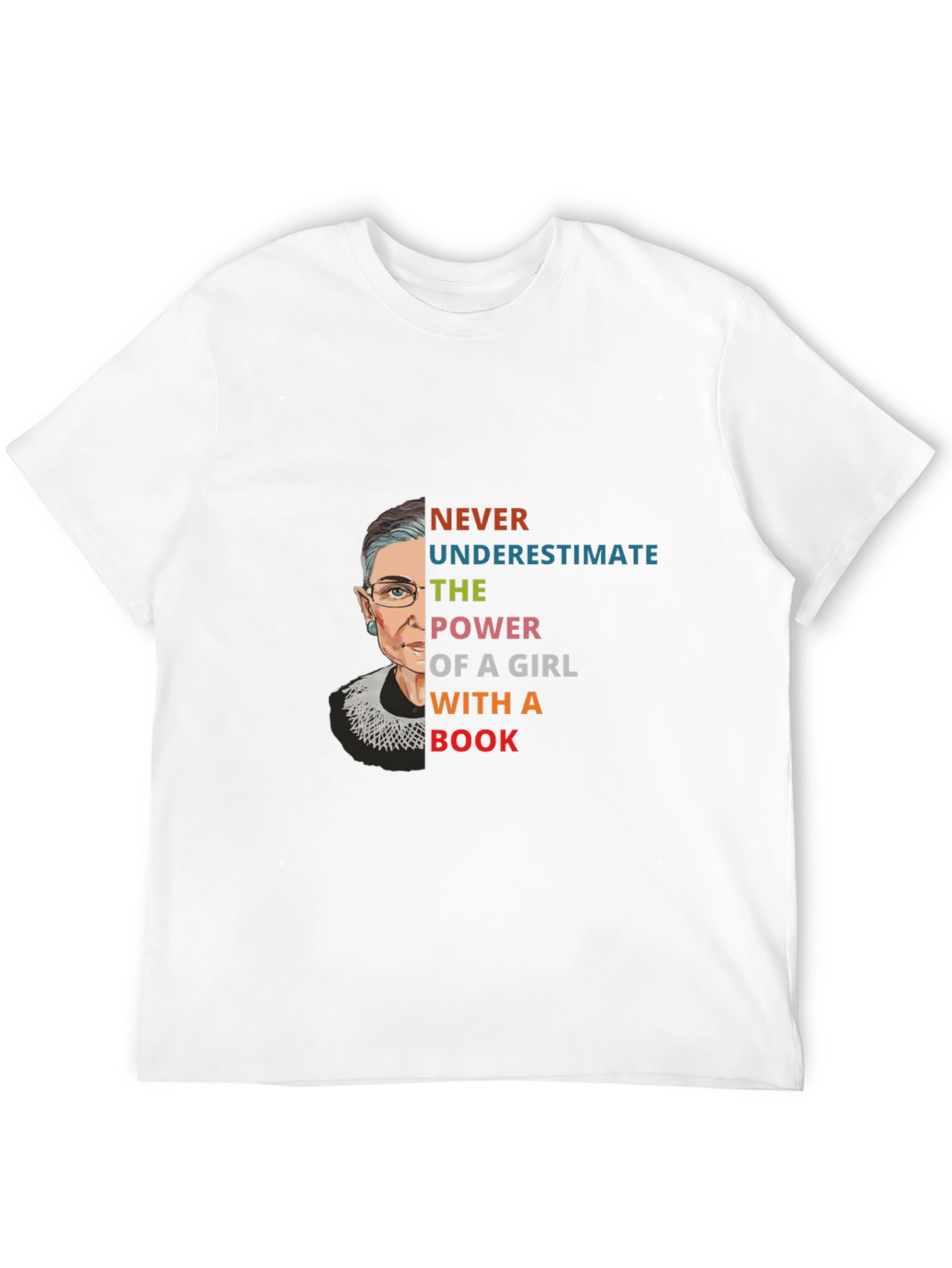 RBG Power of a Girl with a Book T-Shirt
