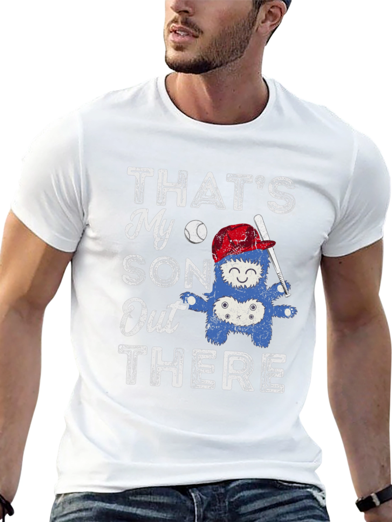 Thats My Son Out There Baseball Graphic Tee