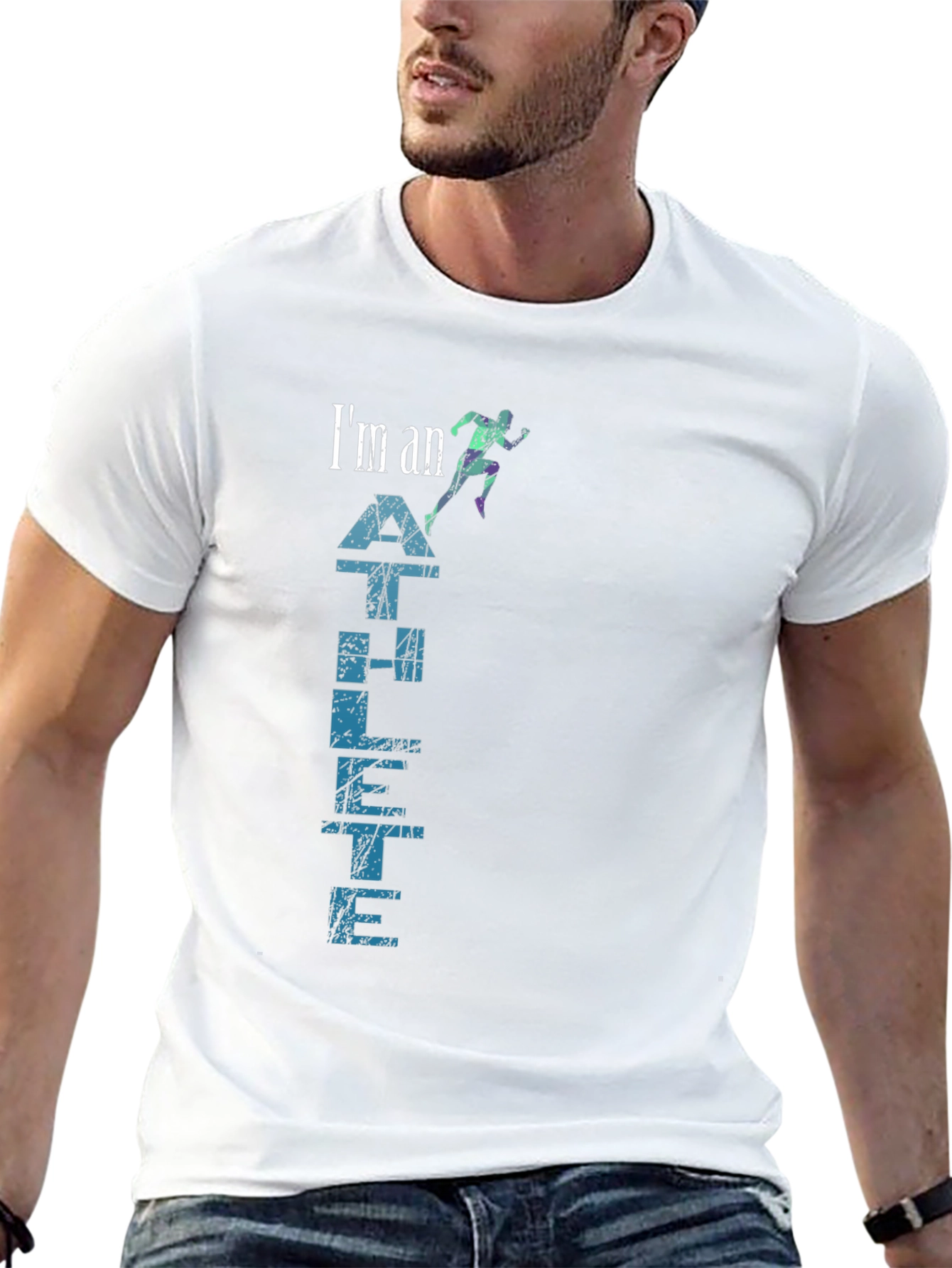 Im An Athlete T-Shirt - Sports & Fitness